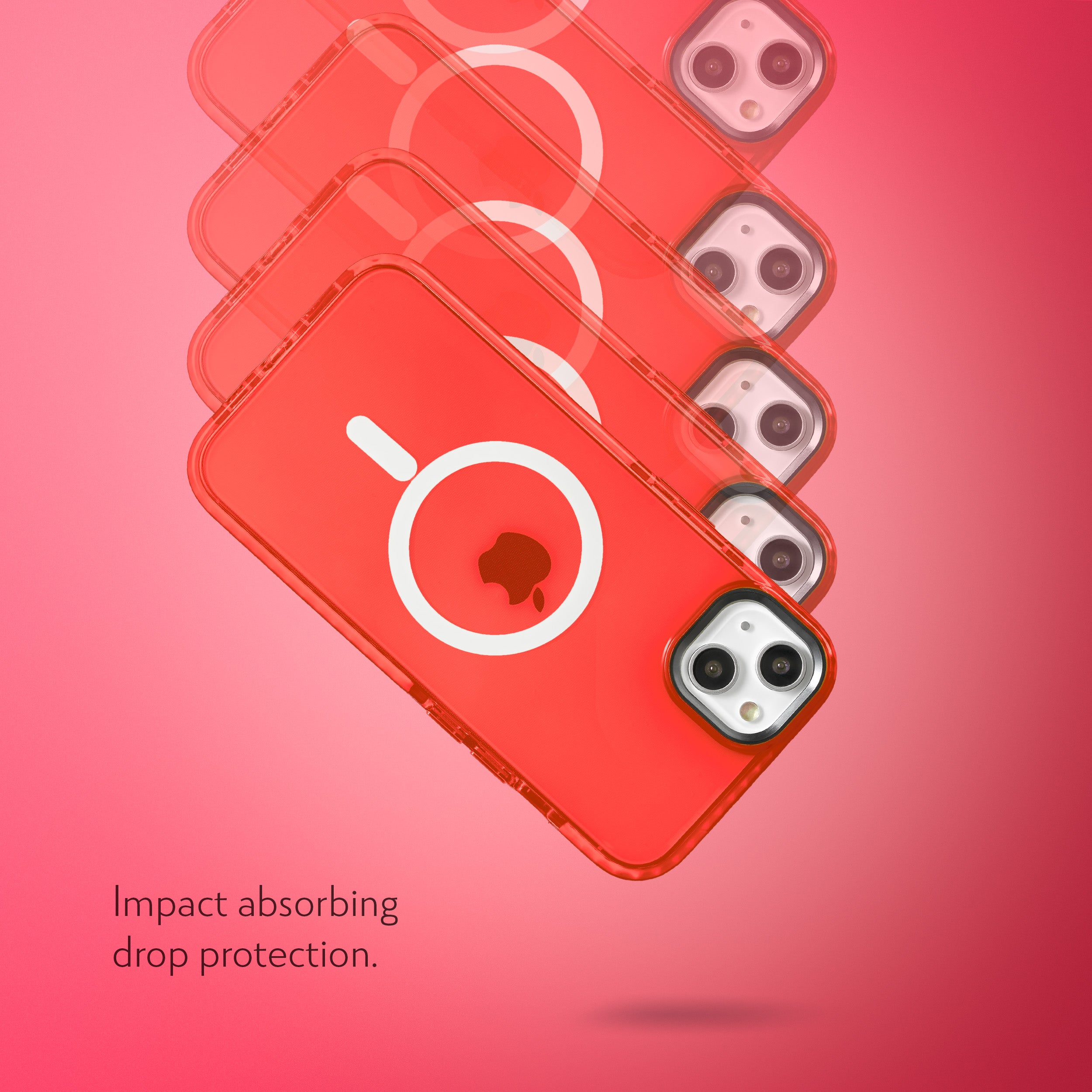 Barrier Case w/ MagSafe for iPhone 15 Plus - Electric Red Strawberry
