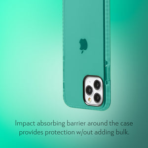 Barrier Case for iPhone 12 and 12 Pro - Polished Turquoise Blue