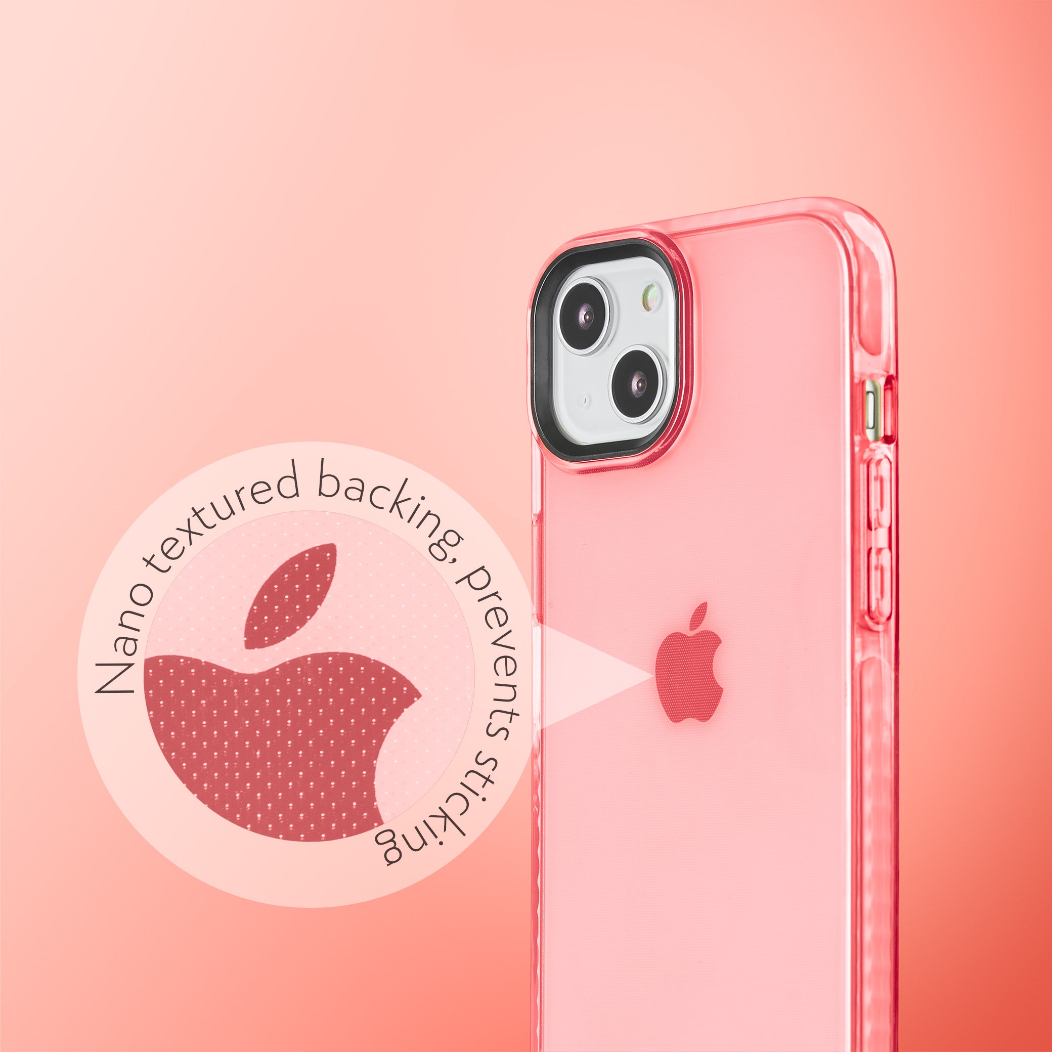 Barrier Case for iPhone 15 - Subtle Pink Peach