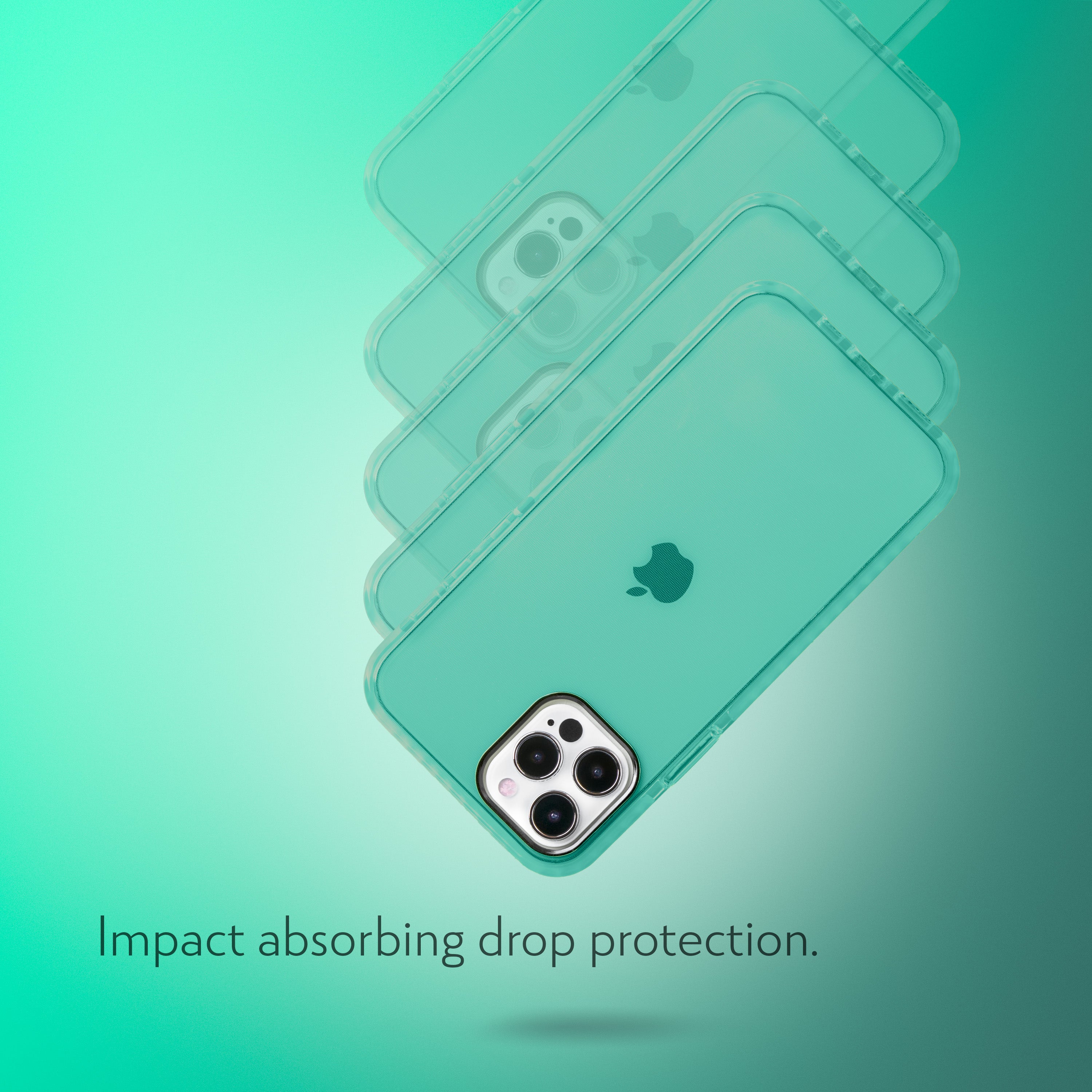 Barrier Case for iPhone 12 Pro Max - Polished Turquoise Blue