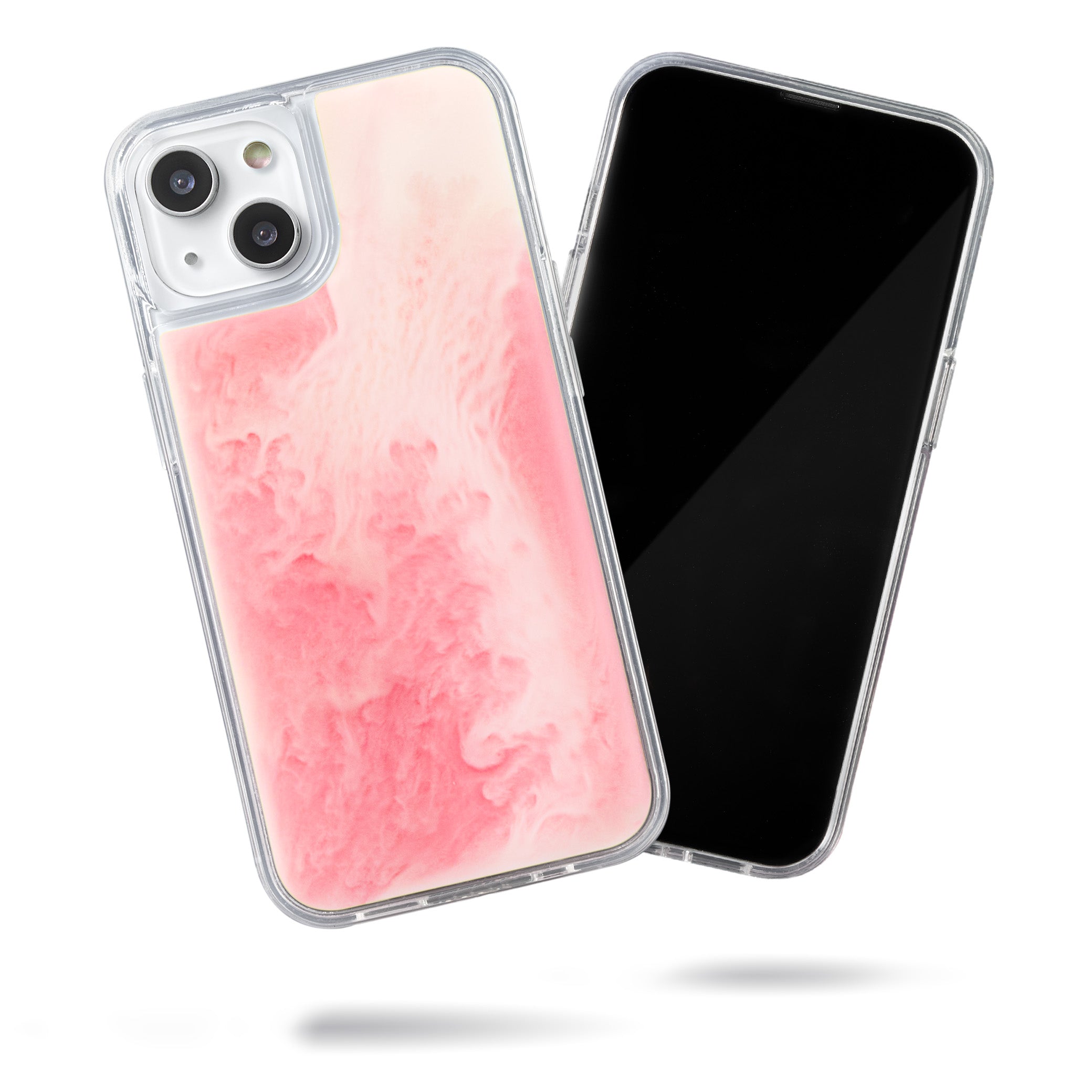 Neon Sand Case for iPhone 13 - Pink Peach n Sand