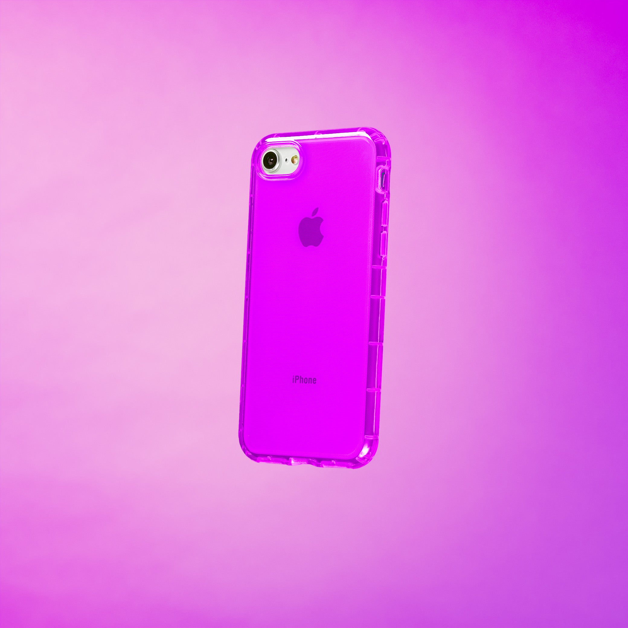 Highlighter Case for iPhone SE, iPhone 8 & iPhone 7 - Saturated Vivid Purple