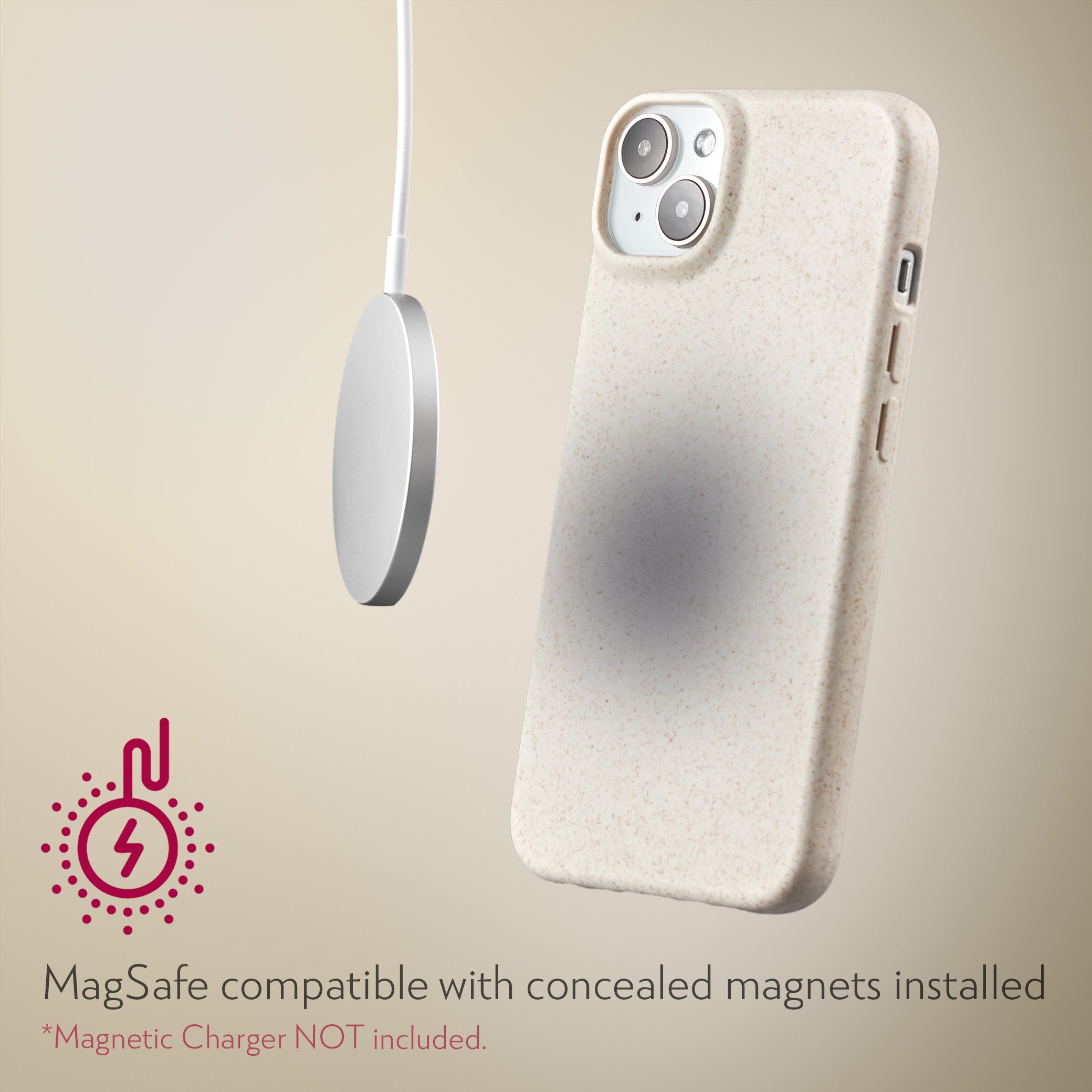MagSafe Eco Warrior Case for iPhone 14 Plus - Cream of the Crop