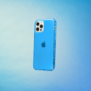 Highlighter Case for iPhone 12 and 12 Pro - Elevated Azure Blue