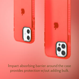 Barrier Case for iPhone 12 and 12 Pro - Electric Red Strawberry