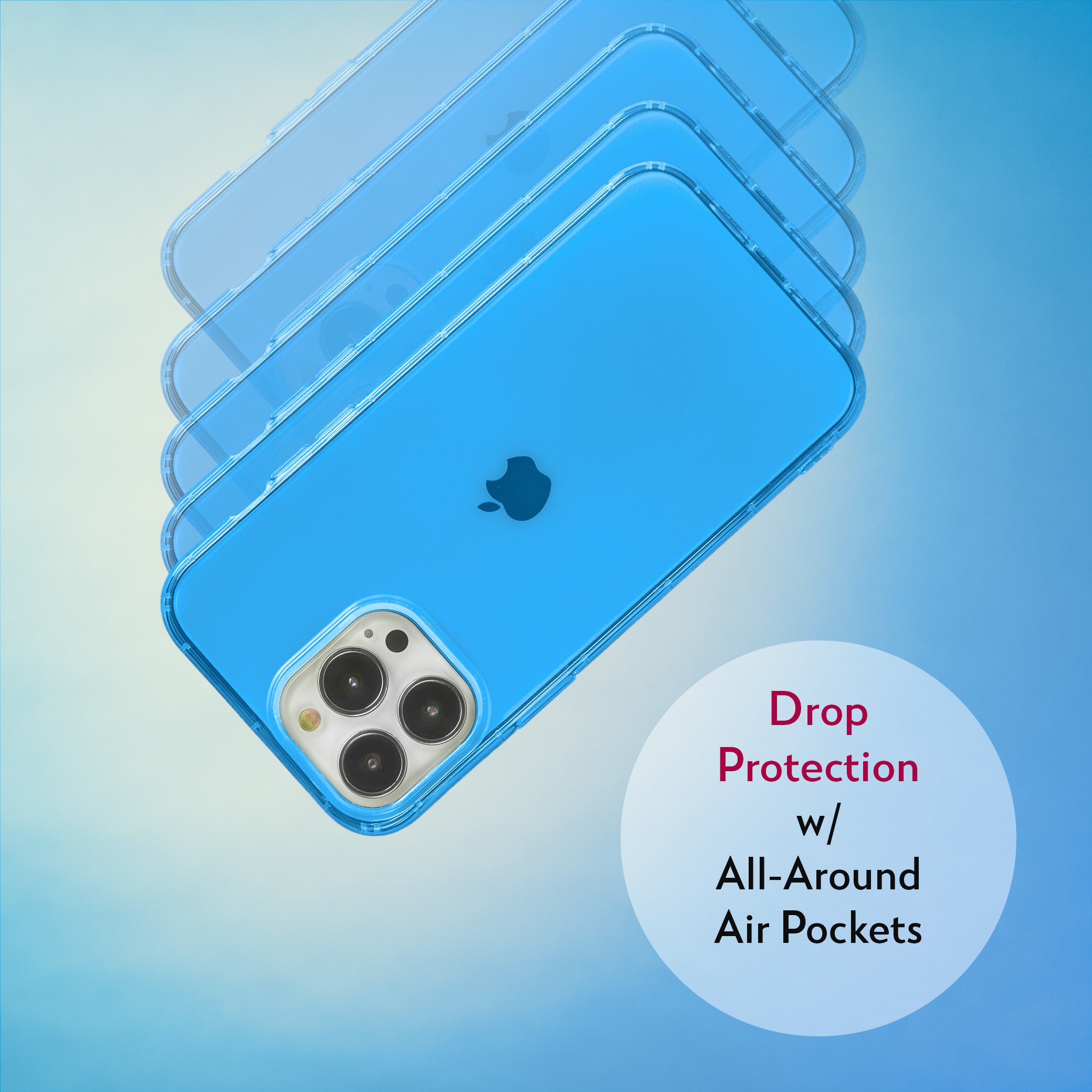 Highlighter Case for iPhone 14 Pro Max - Elevated Azure Blue