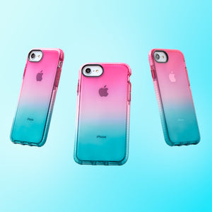 Barrier Case for iPhone SE, iPhone 8 & iPhone 7 - Blue n Pink Gradient Sunset