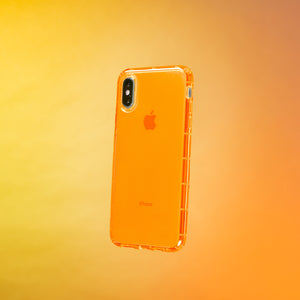 Highlighter Case for iPhone Xs & iPhone X - Intense Bright Orange