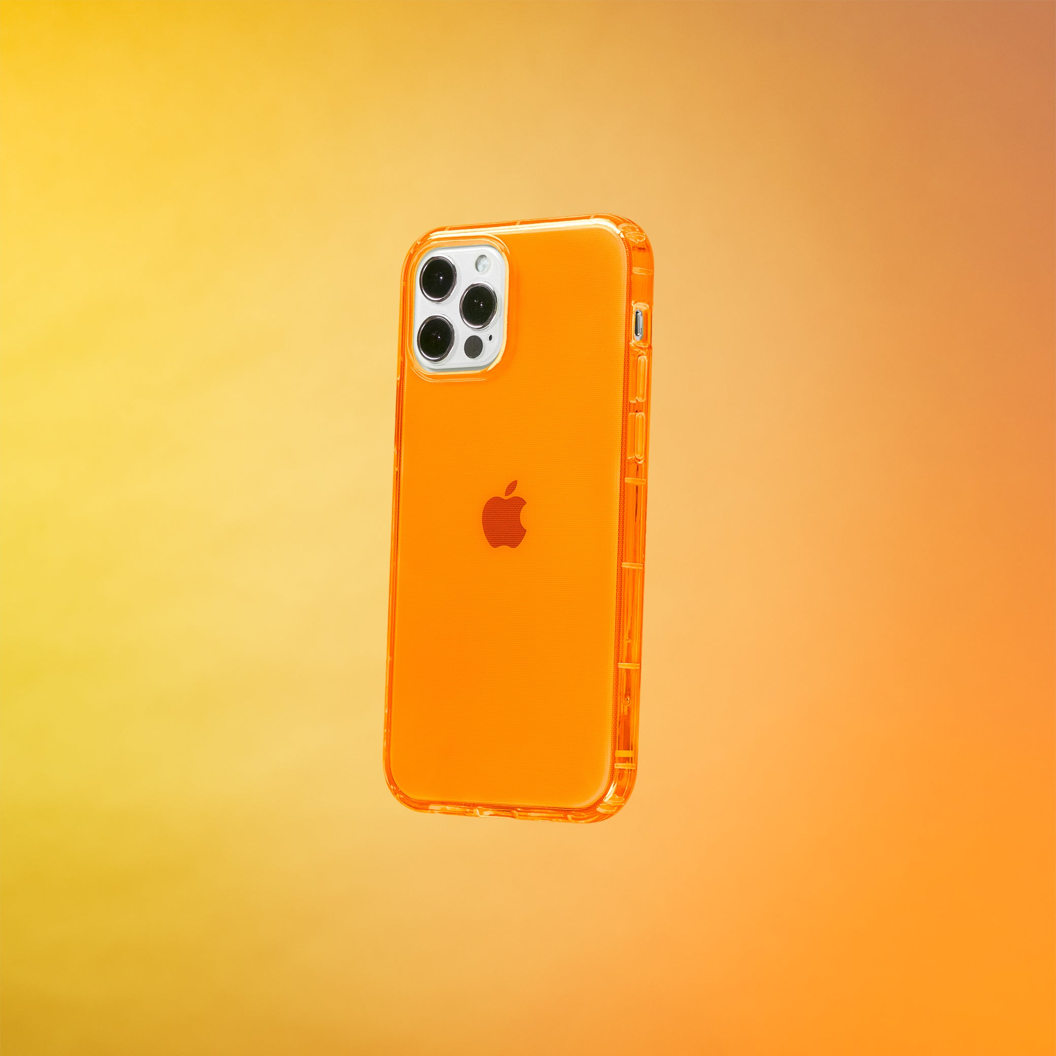 Highlighter Case for iPhone 12 & iPhone 12 Pro - Intense Bright Orange