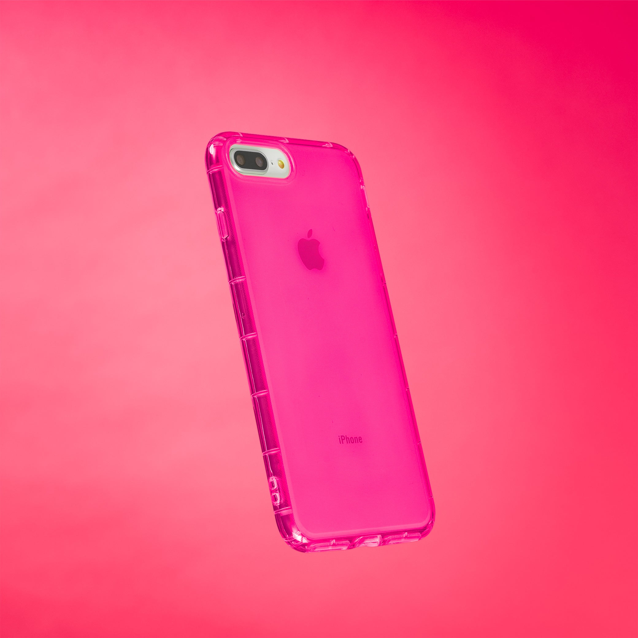 Highlighter Case for iPhone 8 Plus & iPhone 7 Plus - Eye-Catching Hot Pink