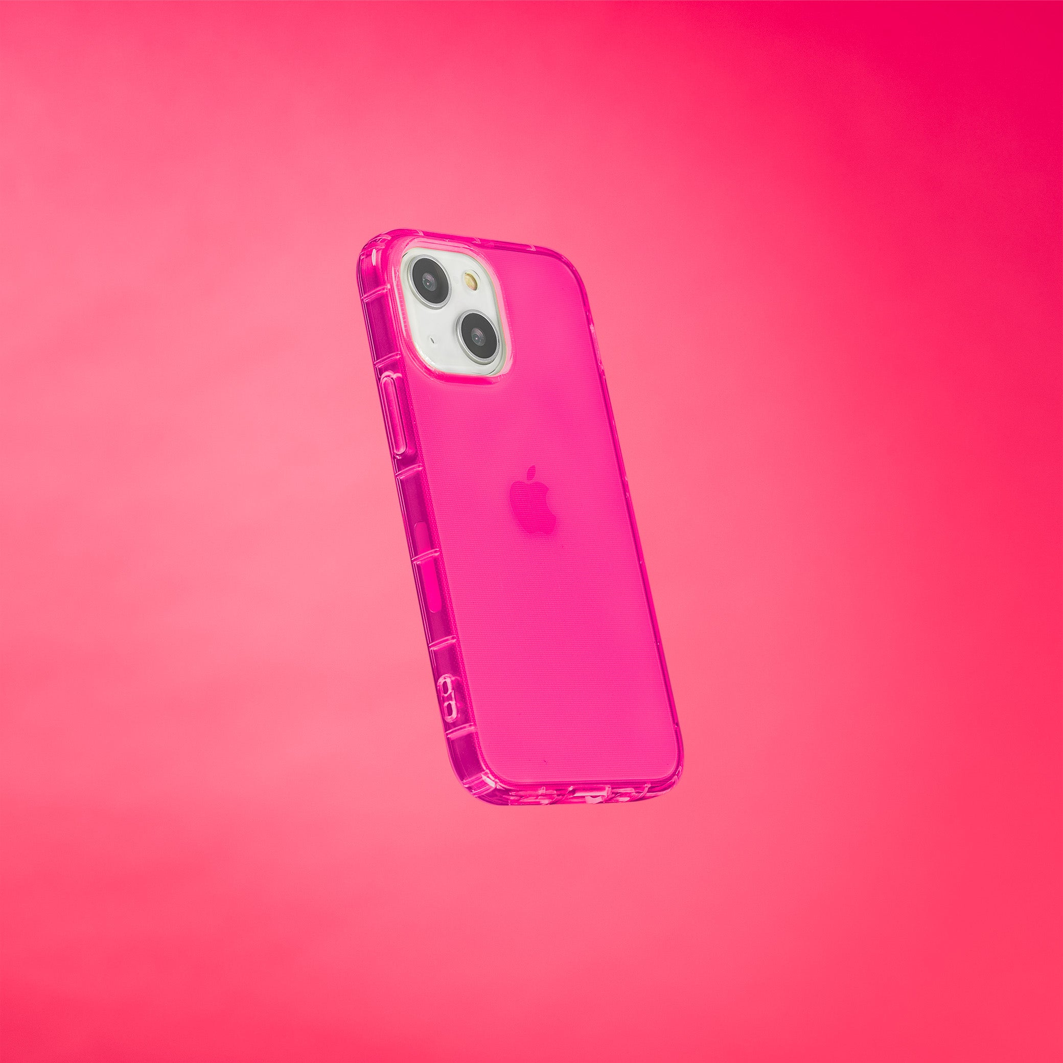 Highlighter Case for iPhone 13 Mini - Eye-Catching Hot Pink