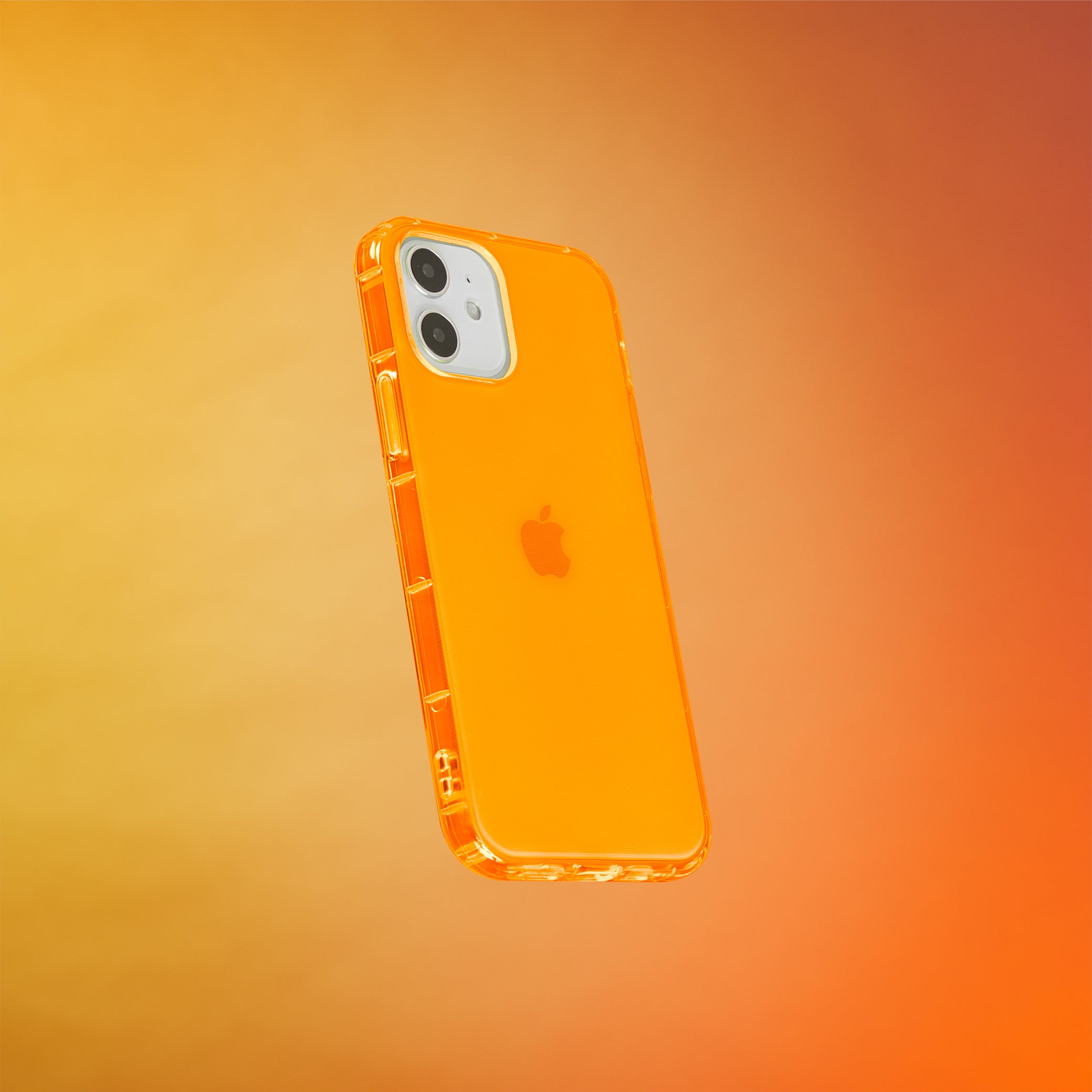 Highlighter Case for iPhone 12 & iPhone 12 Pro - Intense Bright Orange