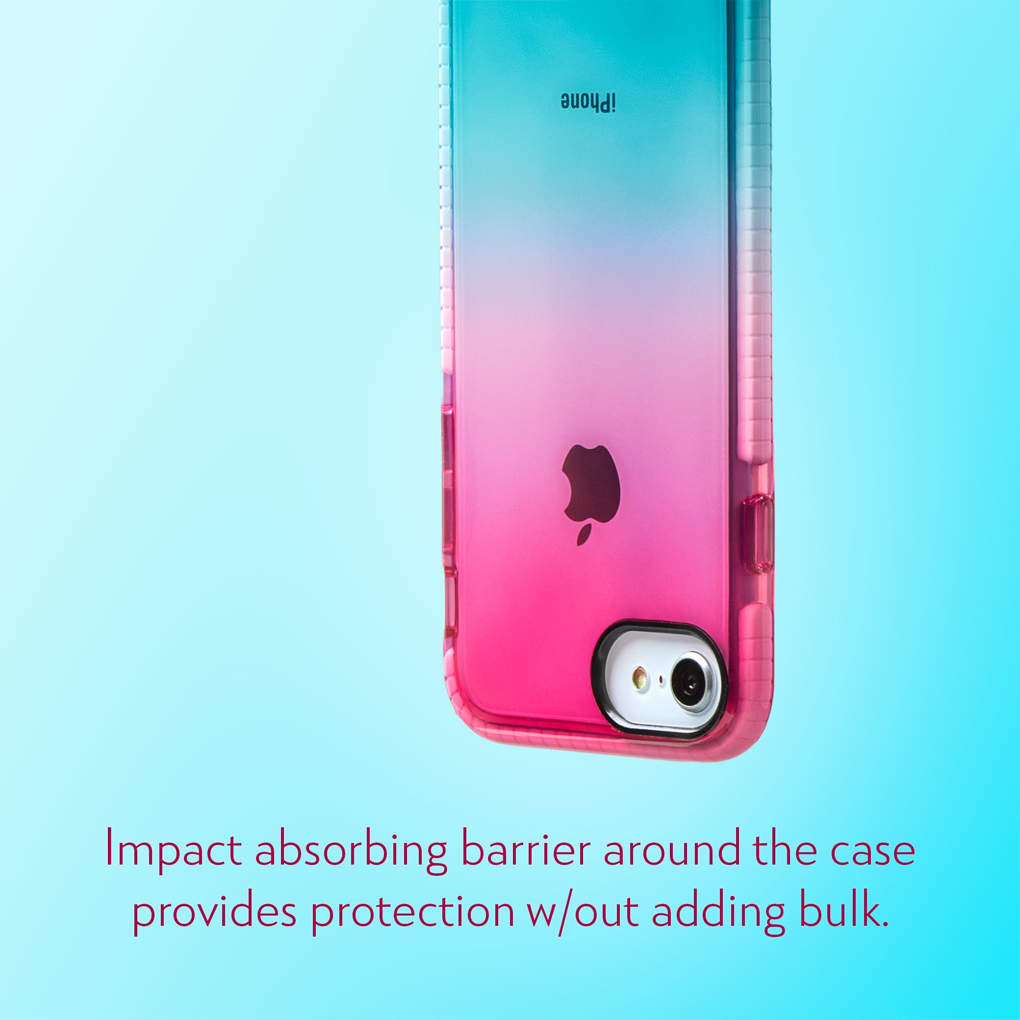 Barrier Case for iPhone SE, iPhone 8 & iPhone 7 - Blue n Pink Gradient Sunset