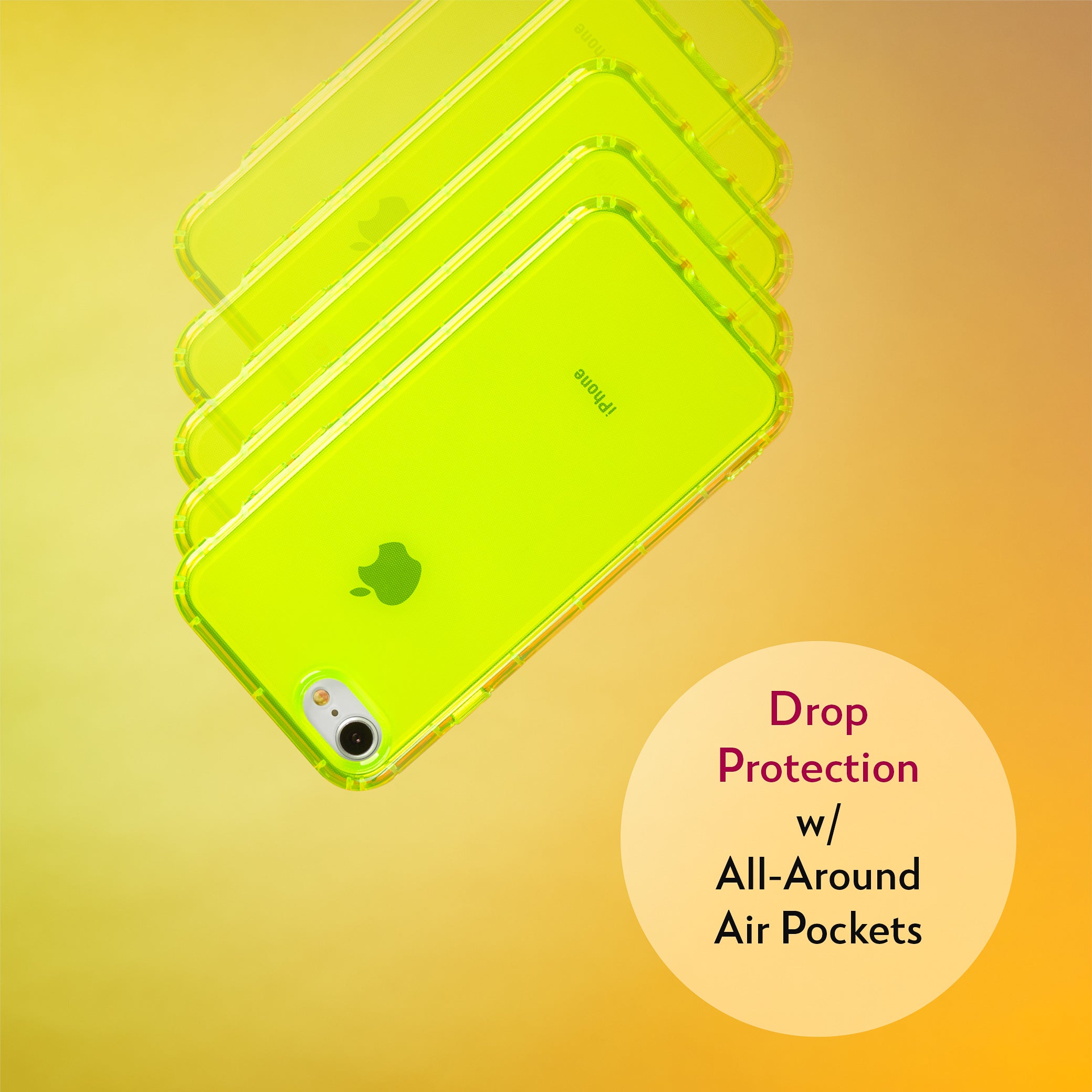 Highlighter Case for iPhone SE, iPhone 8 & iPhone 7 - Conspicuous Neon Yellow