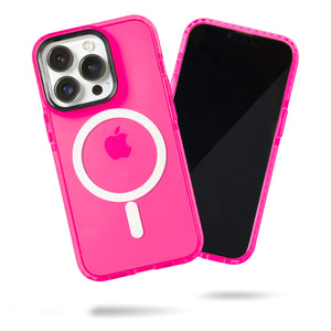 Barrier Case w/ MagSafe for iPhone 15 Pro - Radiant Hot Pink