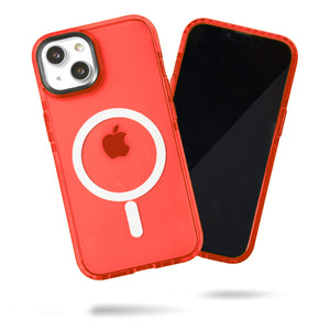 Barrier Case w/ MagSafe for iPhone 15 - Electric Red Strawberry