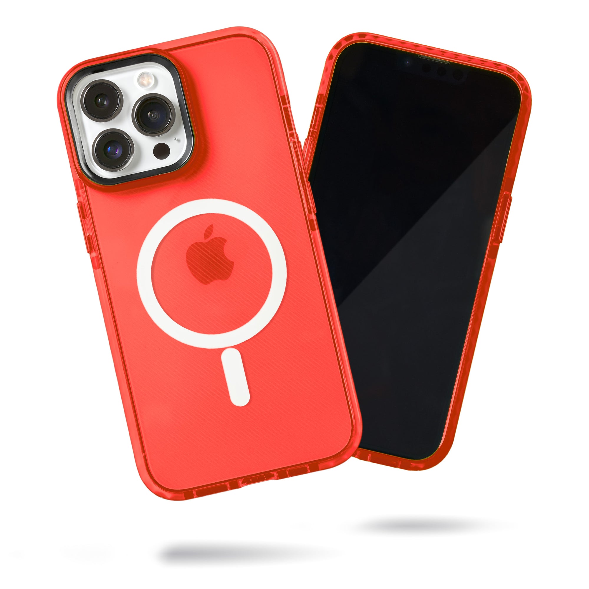Barrier Case w/ MagSafe for iPhone 15 Pro Max - Electric Red Strawberry