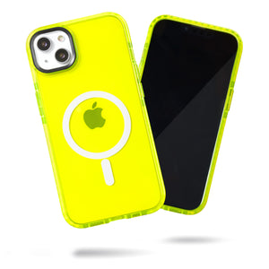 Barrier Case w/ MagSafe for iPhone 15 Plus - Hi-Energy Neon Yellow