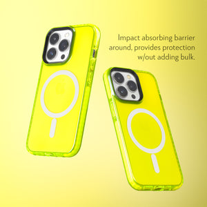 Barrier Case w/ MagSafe for iPhone 13 Pro - Hi-Energy Neon Yellow