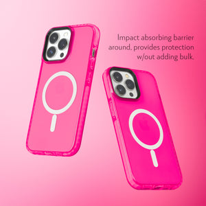 Barrier Case w/ MagSafe for iPhone 14 Pro Max - Radiant Hot Pink