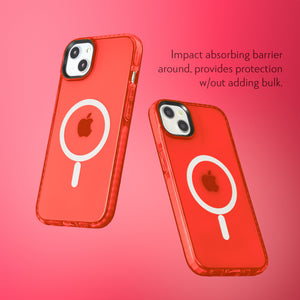 Barrier Case w/ MagSafe for iPhone 14 Plus - Electric Red Strawberry