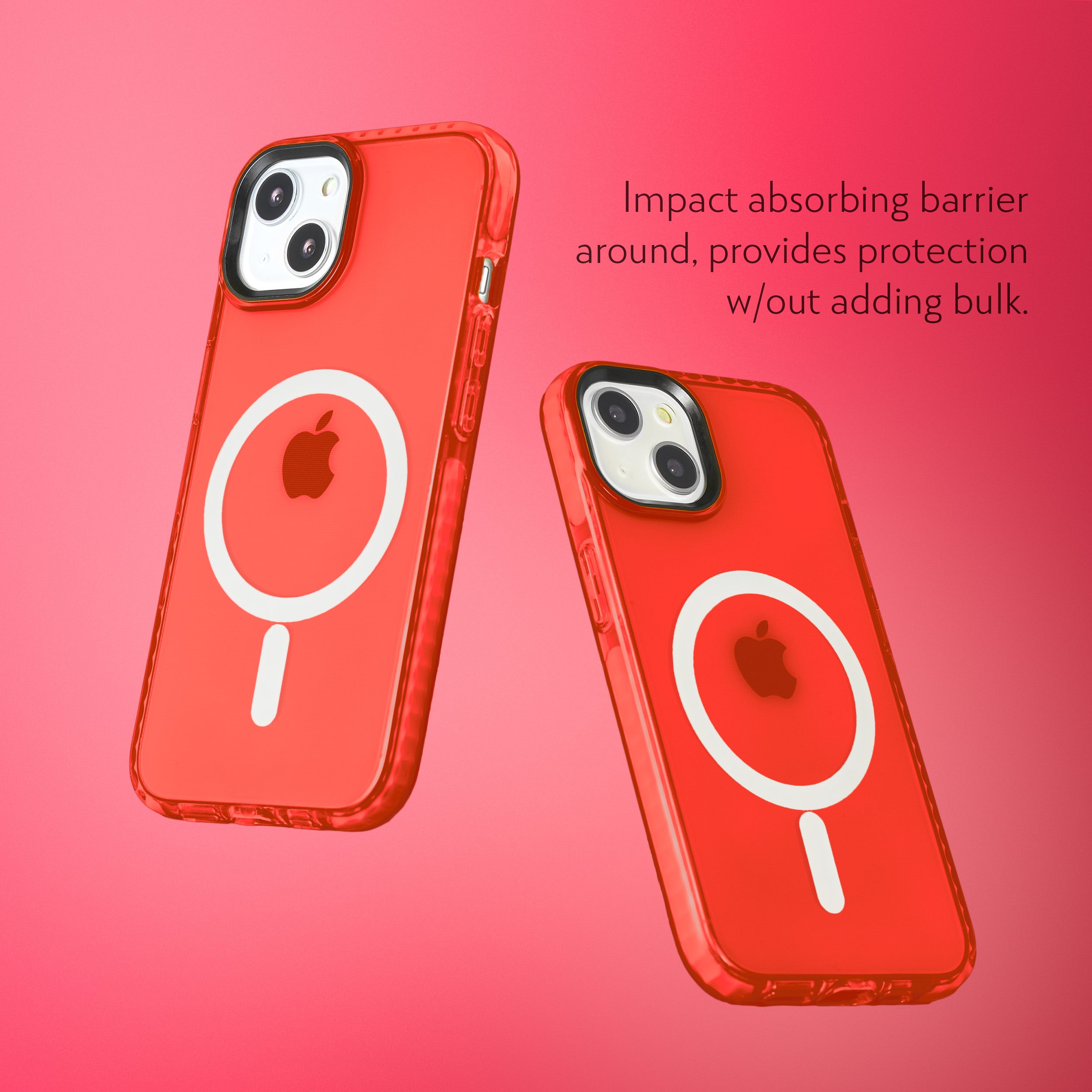 Barrier Case w/ MagSafe for iPhone 15 - Electric Red Strawberry