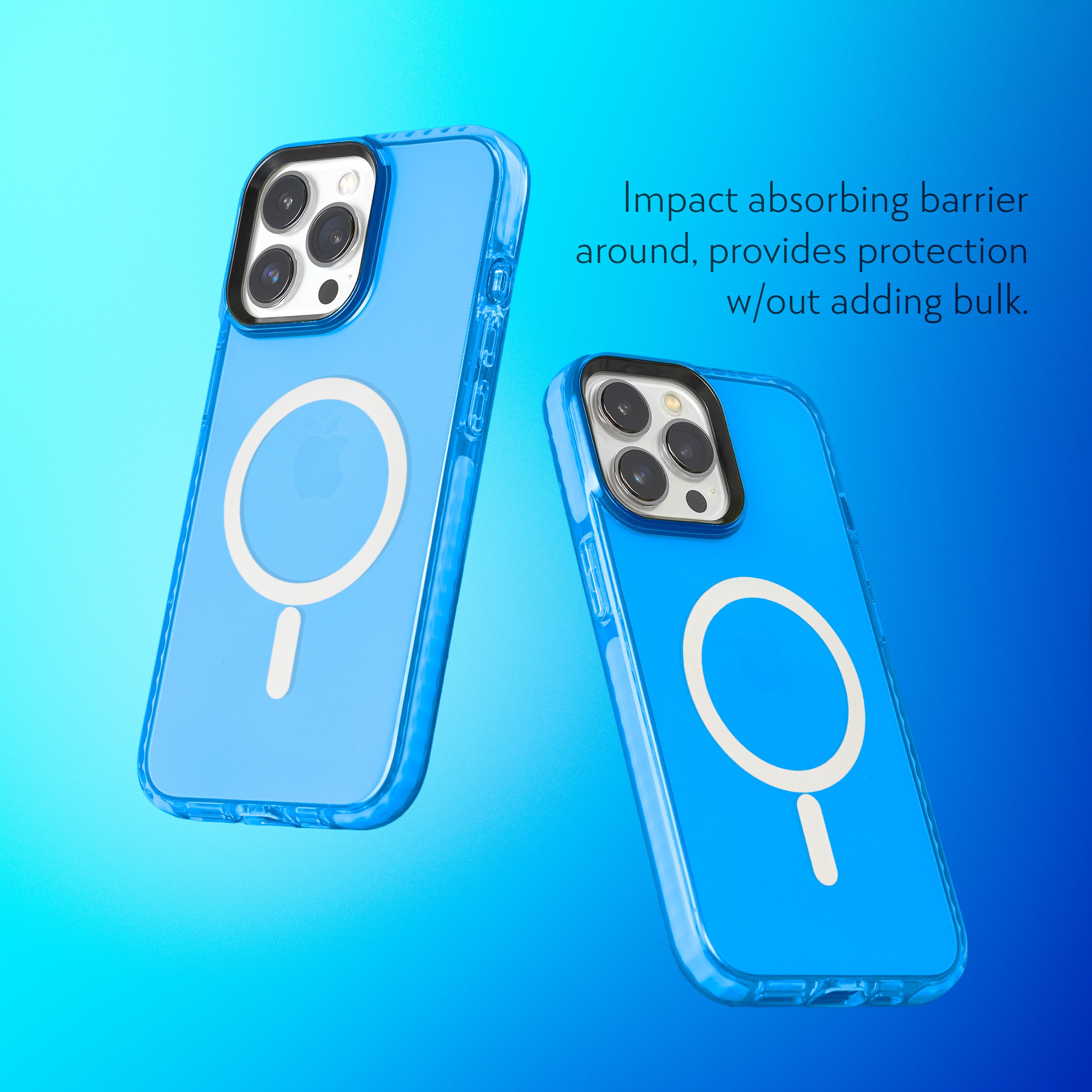 Barrier Case w/ MagSafe for iPhone 15 Pro Max - Elevated Azure Blue