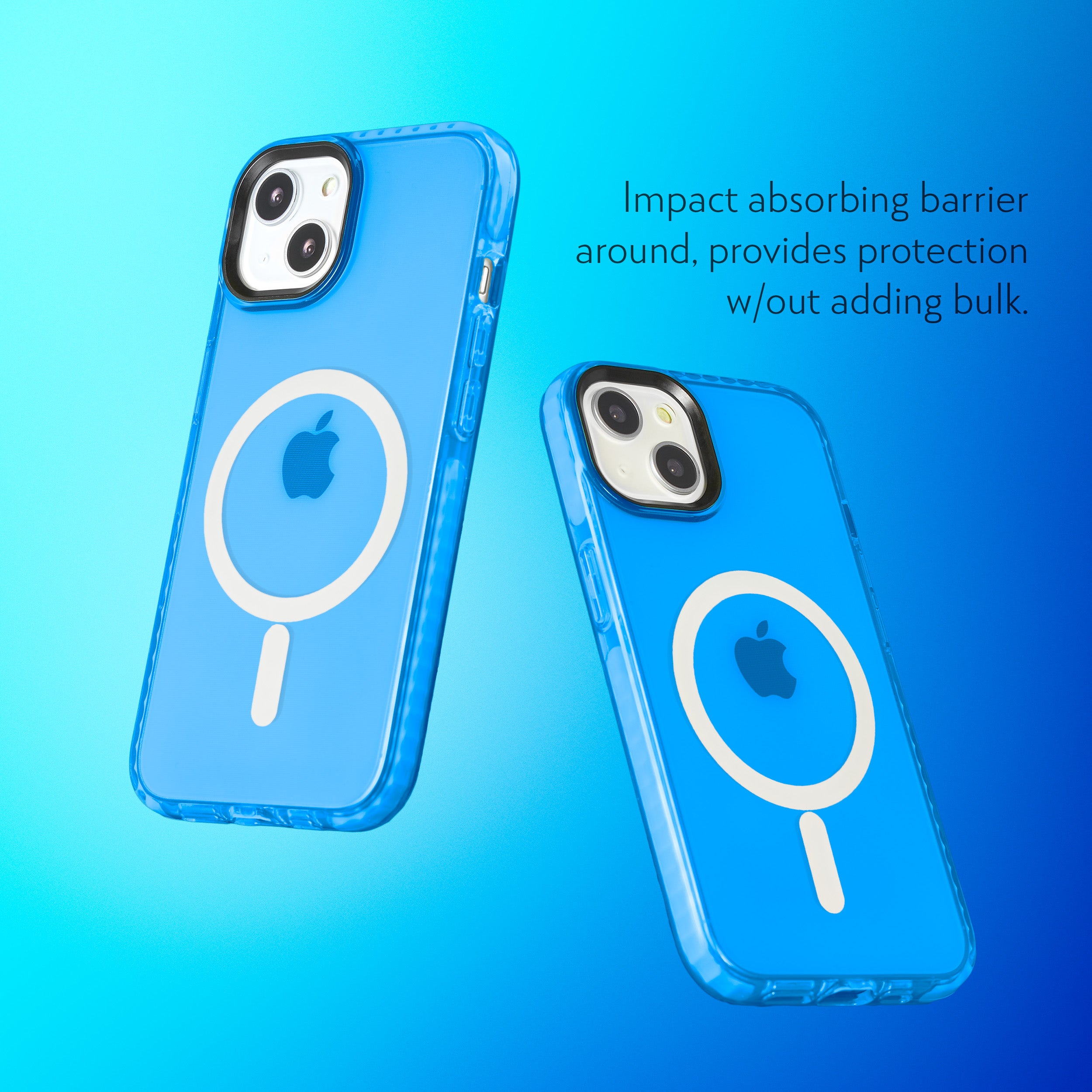 Barrier Case w/ MagSafe for iPhone 15 - Elevated Azure Blue