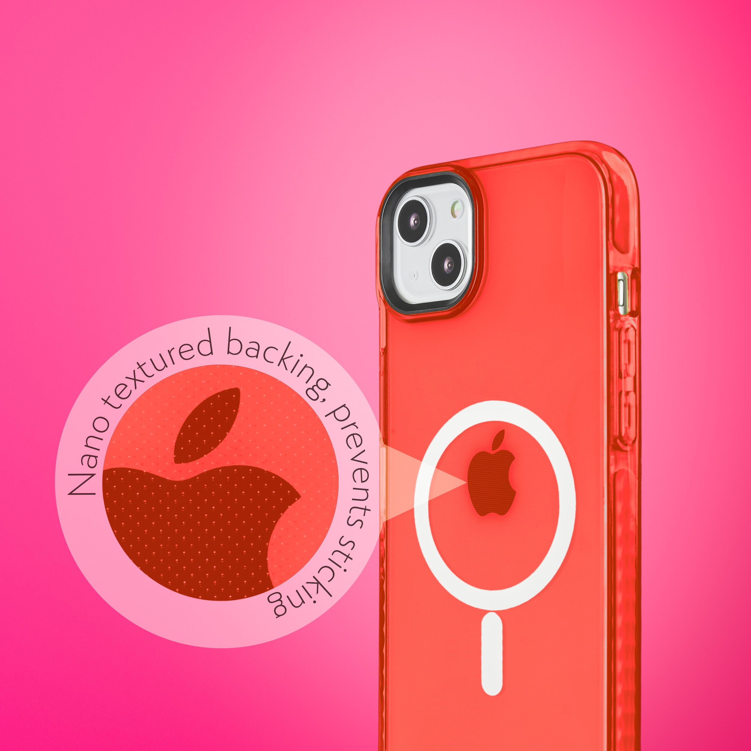 Barrier Case w/ MagSafe for iPhone 14 Plus - Electric Red Strawberry