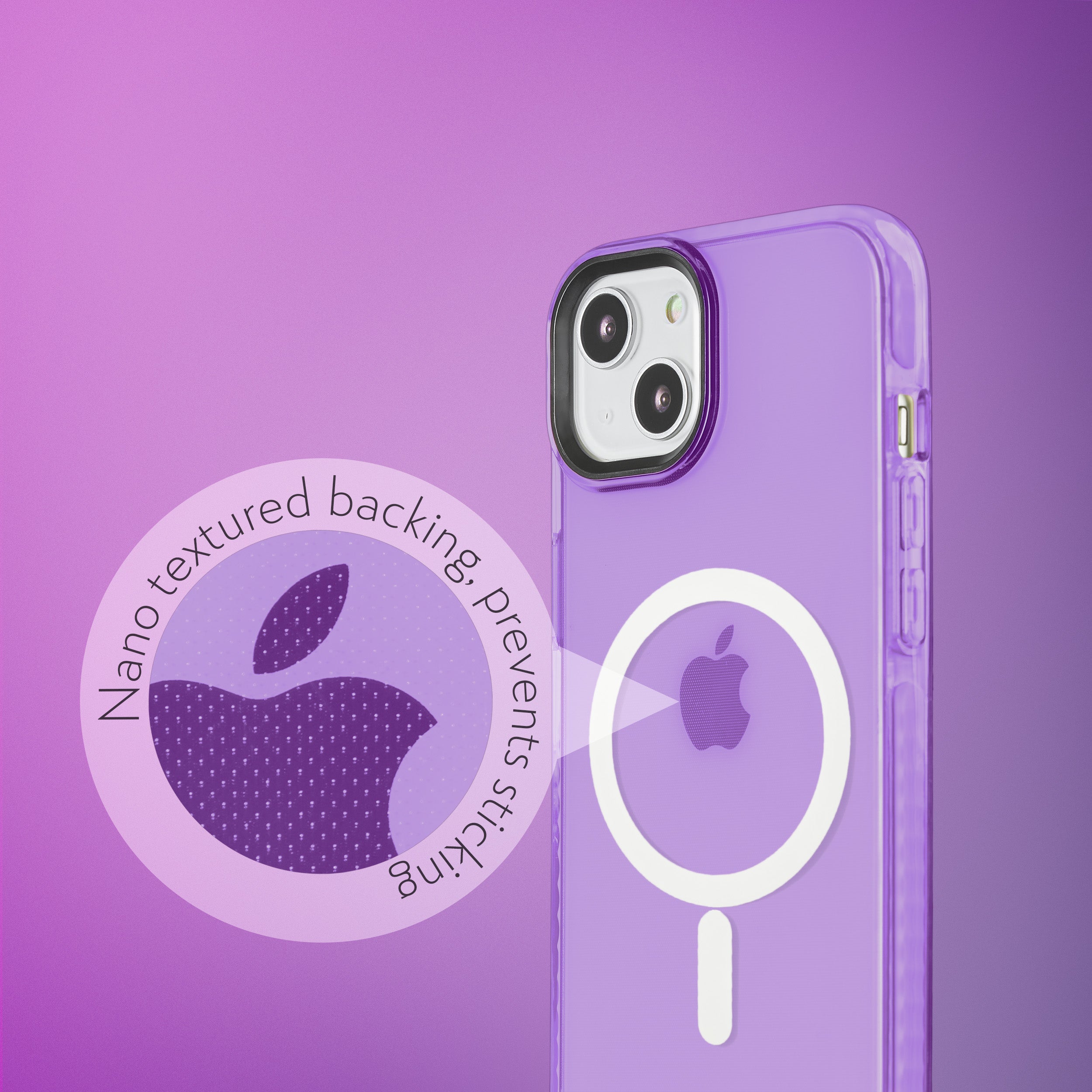 Barrier Case w/ MagSafe for iPhone 14 - Fresh Purple Lavender