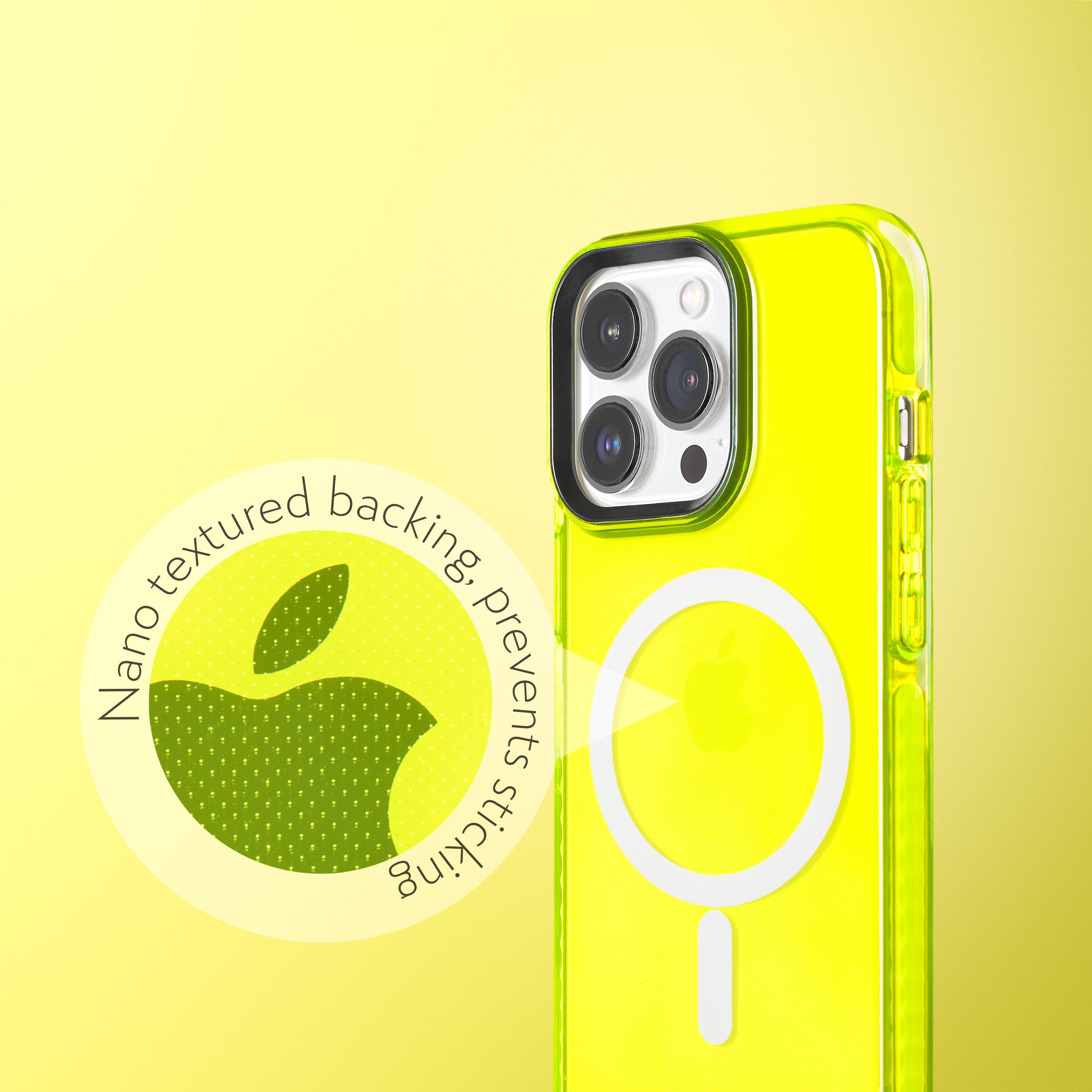 Barrier Case w/ MagSafe for iPhone 13 Pro - Hi-Energy Neon Yellow