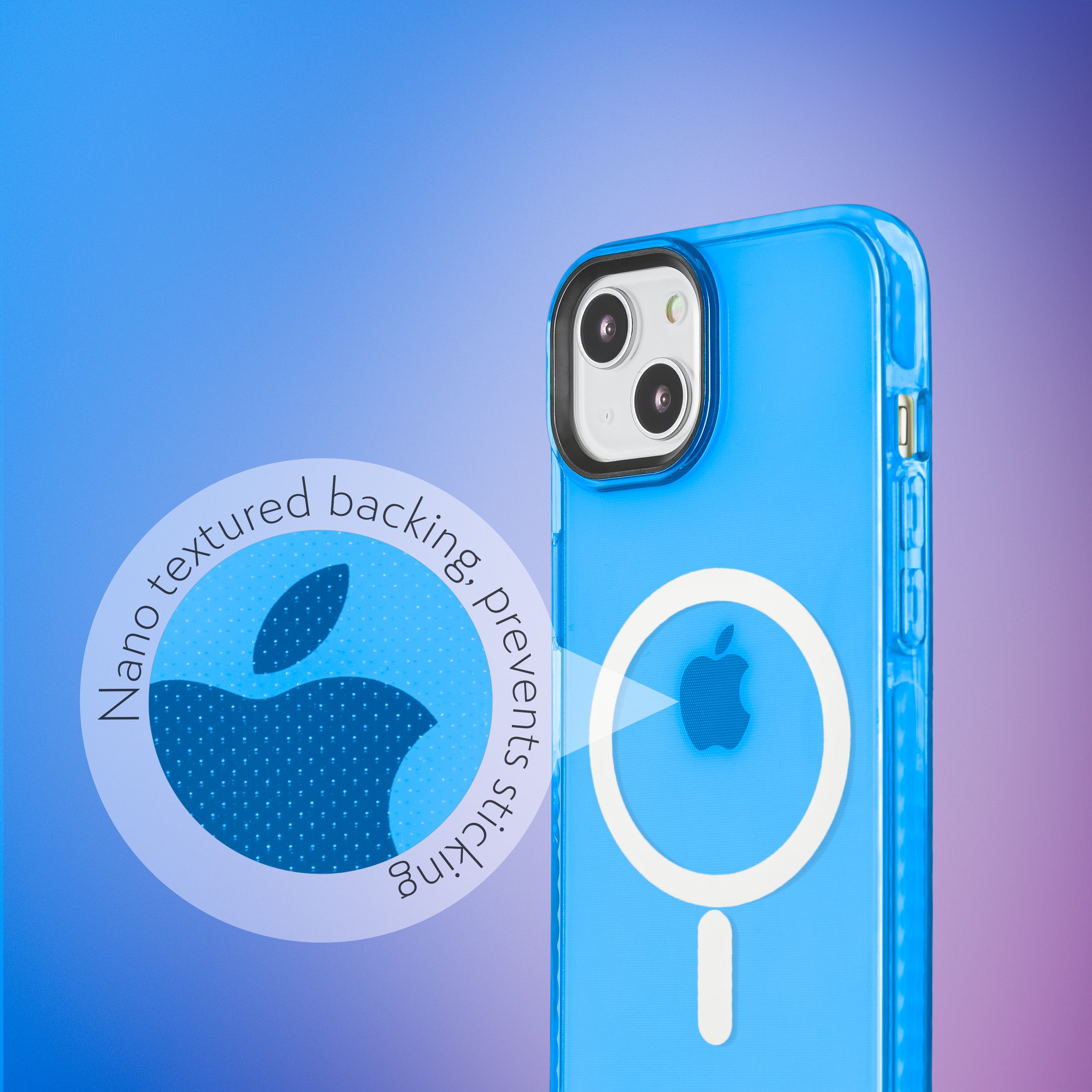 Barrier Case w/ MagSafe for iPhone 15 - Elevated Azure Blue
