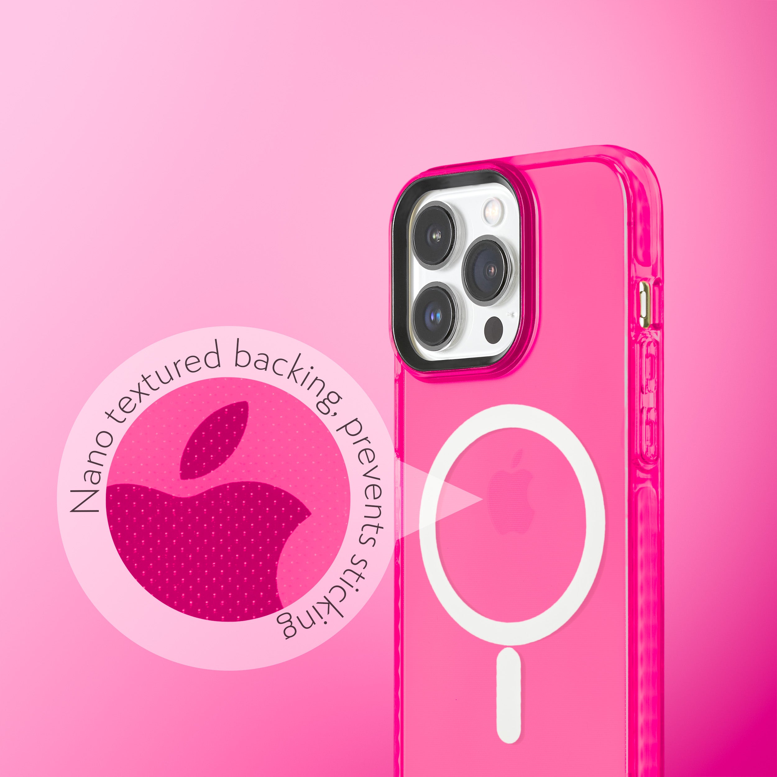 Barrier Case w/ MagSafe for iPhone 13 Pro - Radiant Hot Pink