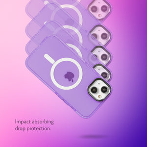 Barrier Case w/ MagSafe for iPhone 14 - Fresh Purple Lavender