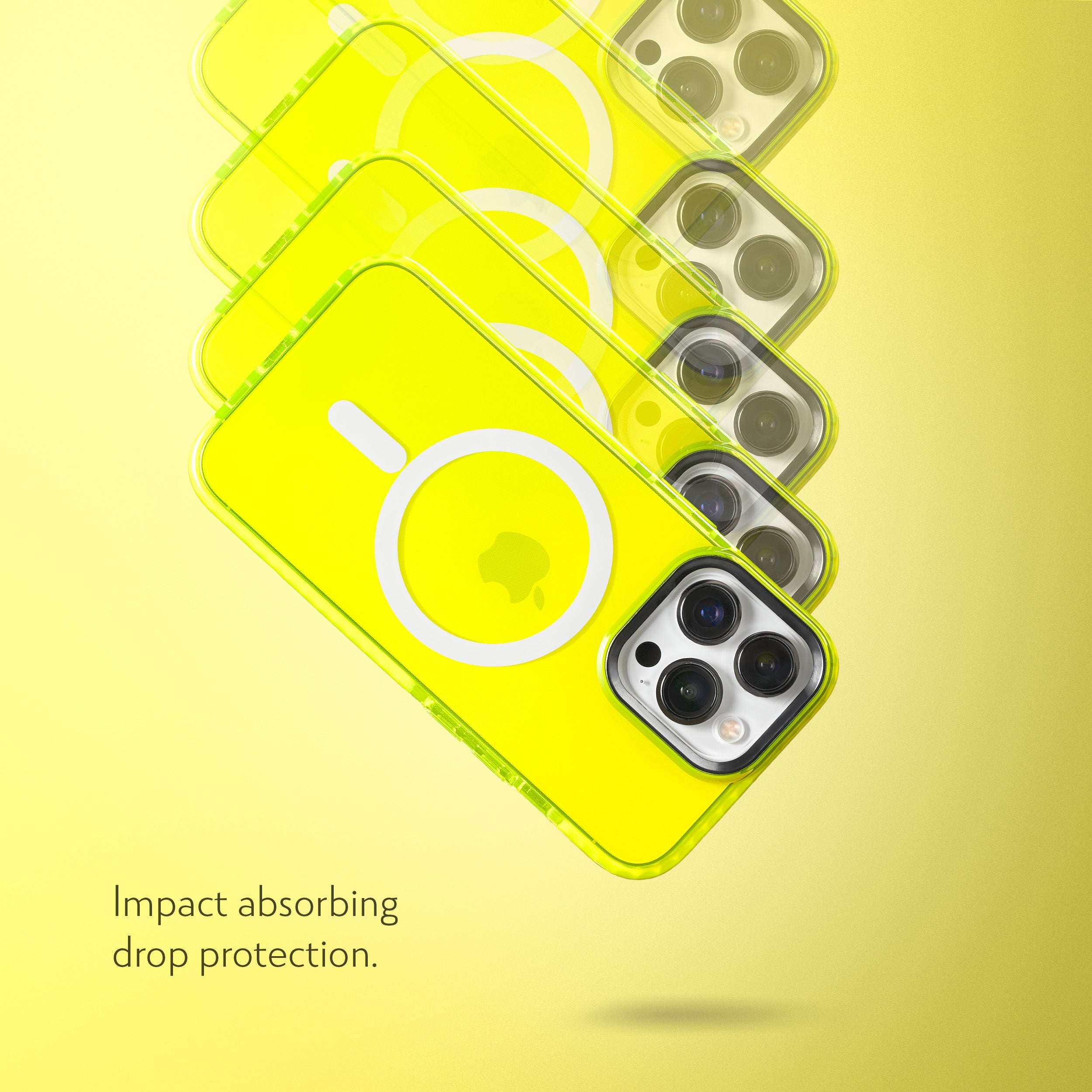 Barrier Case w/ MagSafe for iPhone 13 Pro - Hi-Energy Neon Yellow