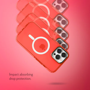 Barrier Case w/ MagSafe for iPhone 13 Pro Max - Electric Red Strawberry