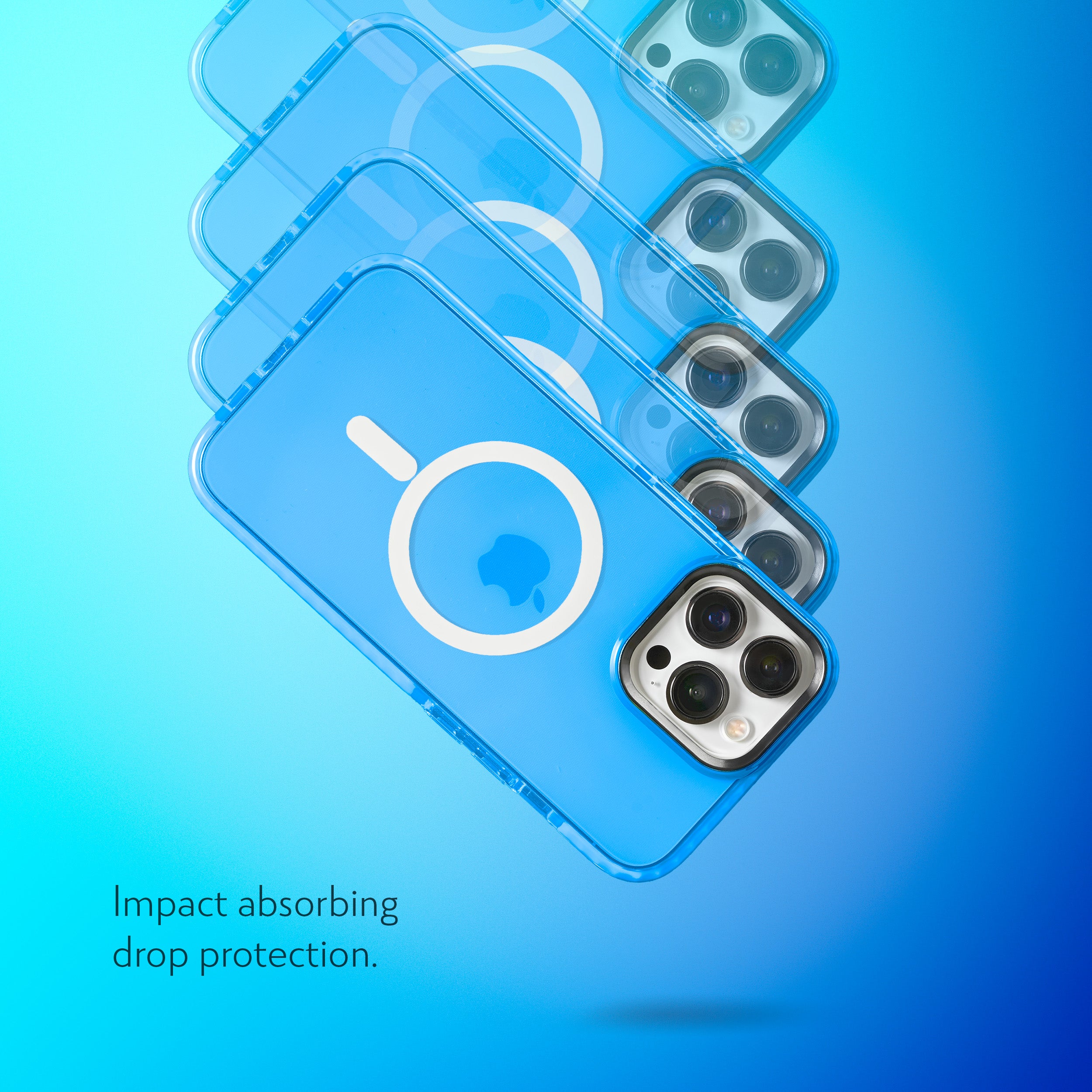 Barrier Case w/ MagSafe for iPhone 15 Pro Max - Elevated Azure Blue