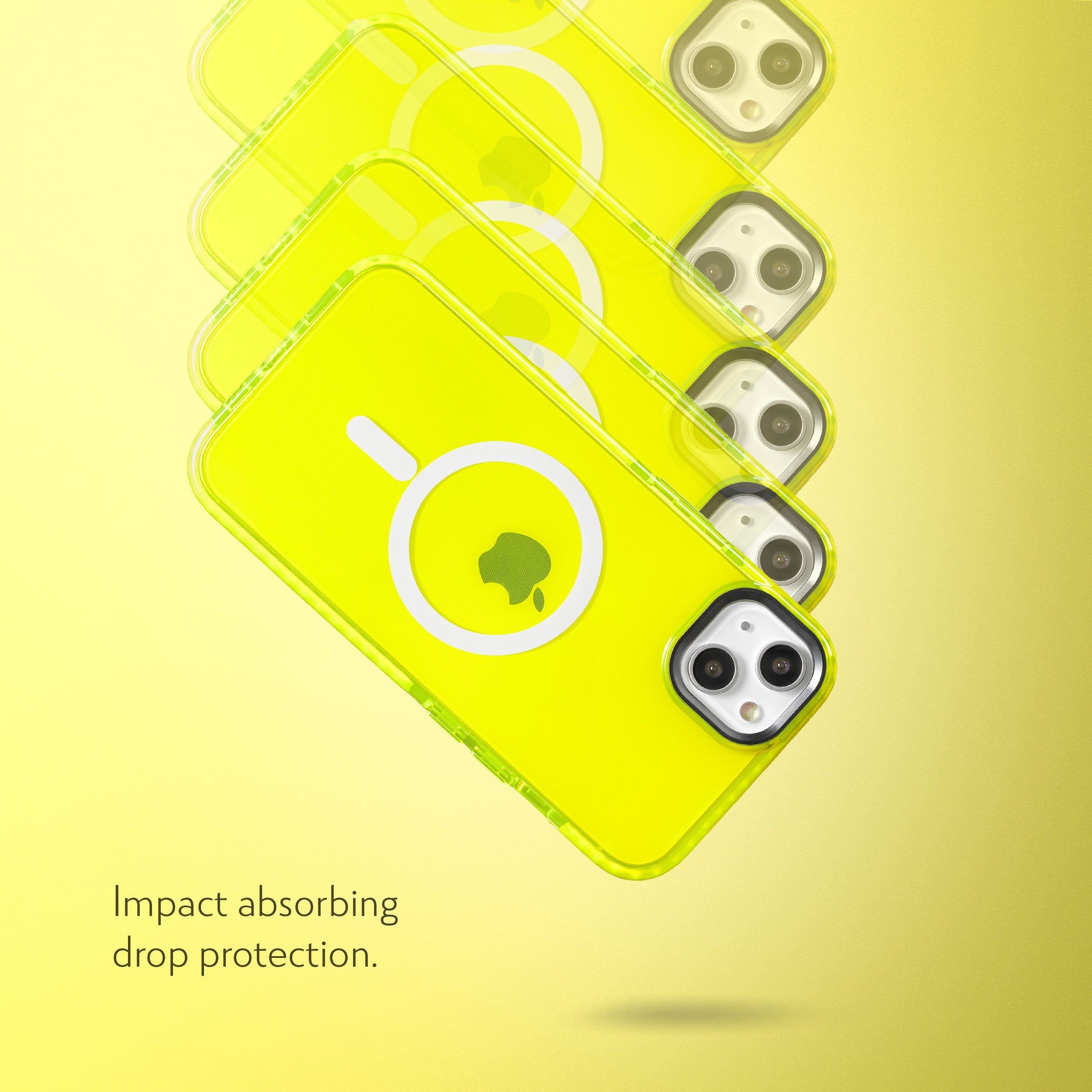 Barrier Case w/ MagSafe for iPhone 14 Plus - Hi-Energy Neon Yellow