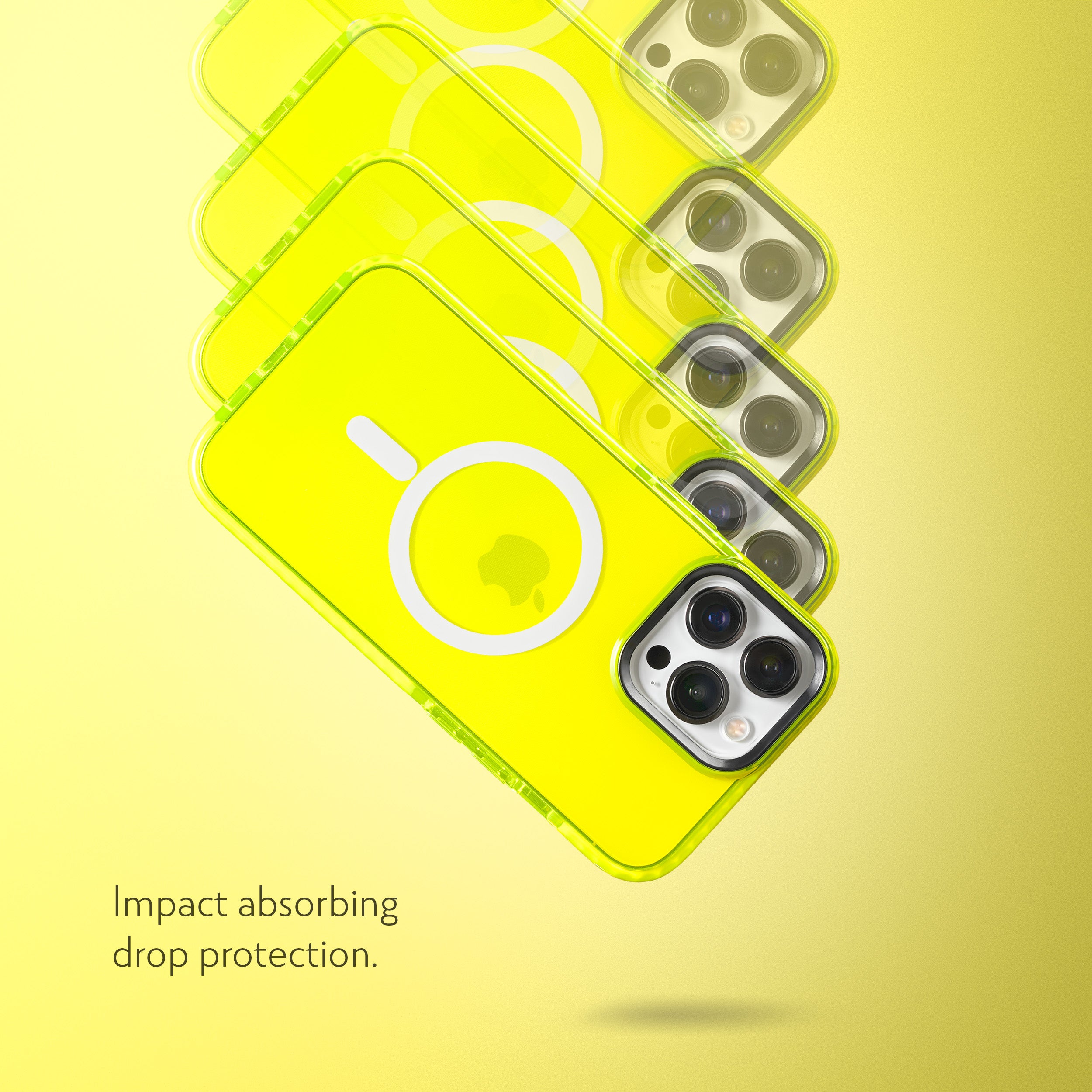 Barrier Case w/ MagSafe for iPhone 15 Pro Max - Hi-Energy Neon Yellow