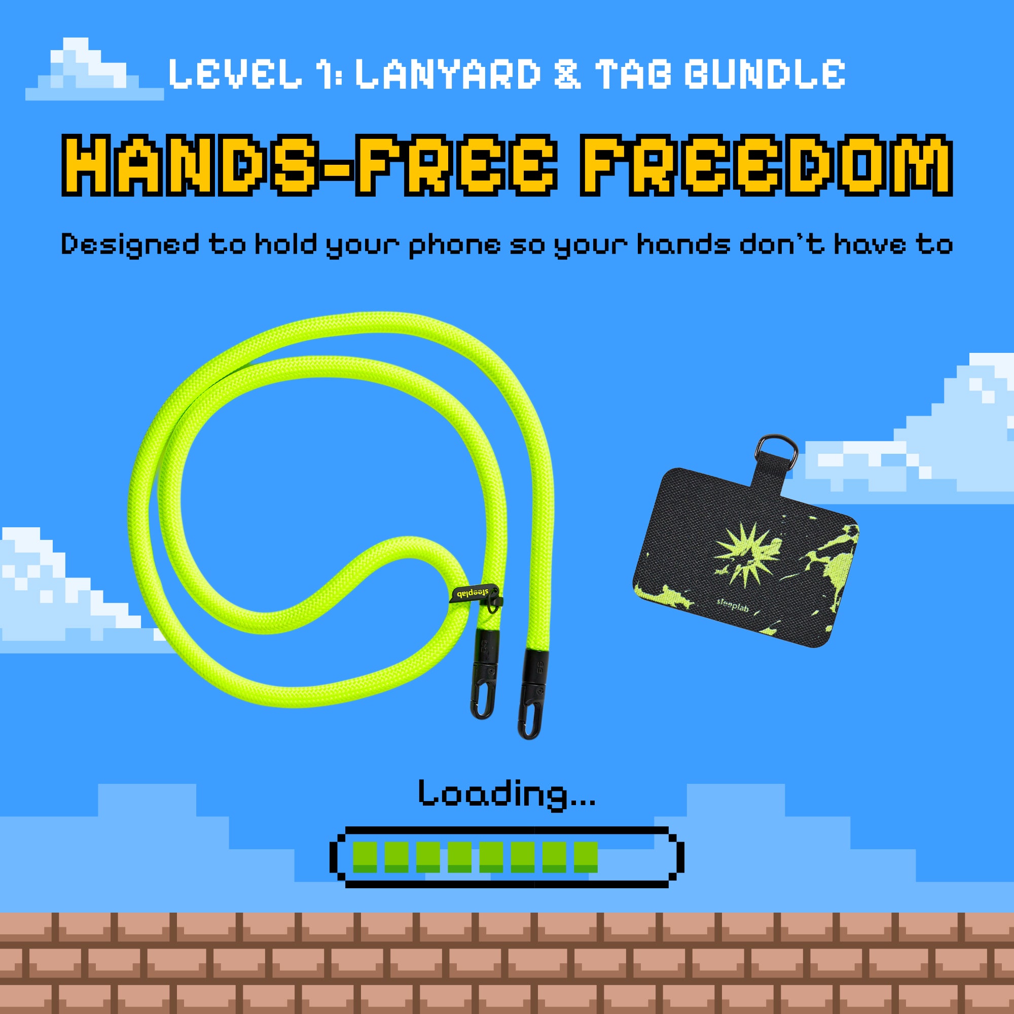 Freehand GoKit - Crossbody Lanyard + Phone Tab Bundle