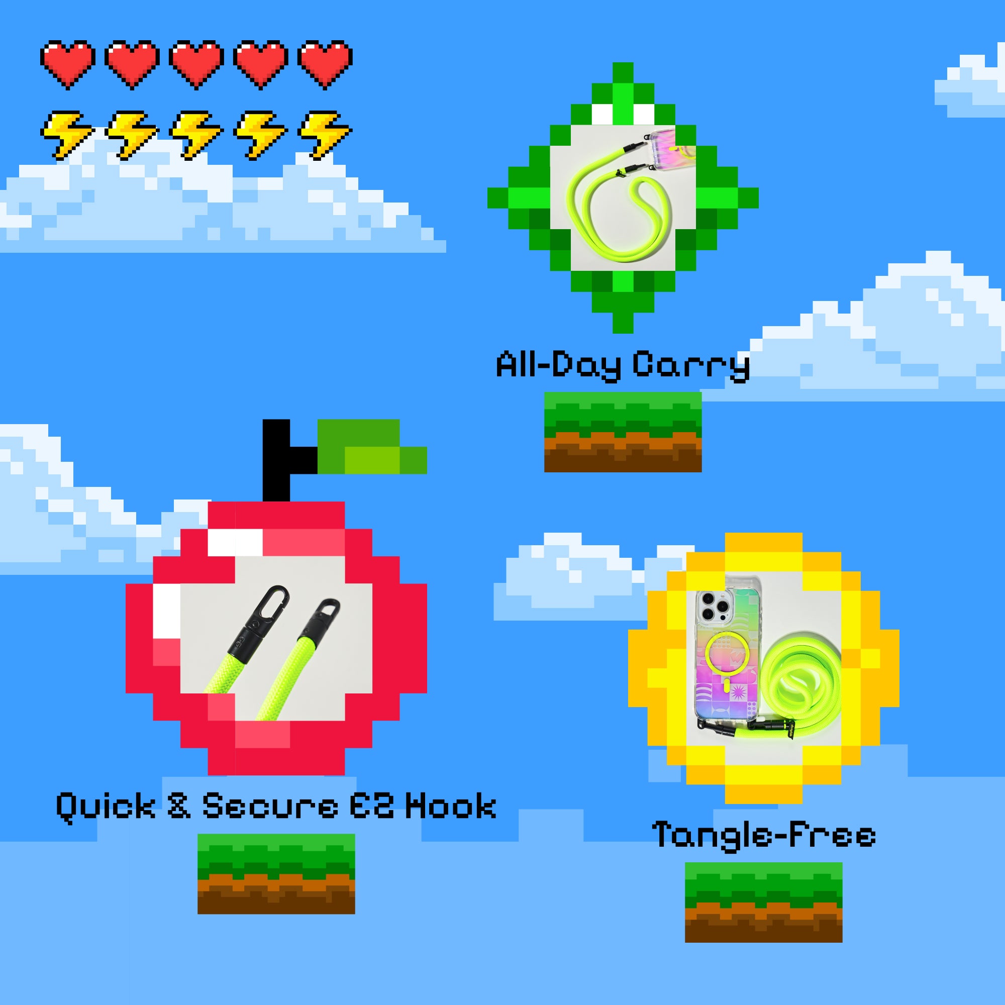 Freehand Cross-Body Lanyard - Go Hands-Free