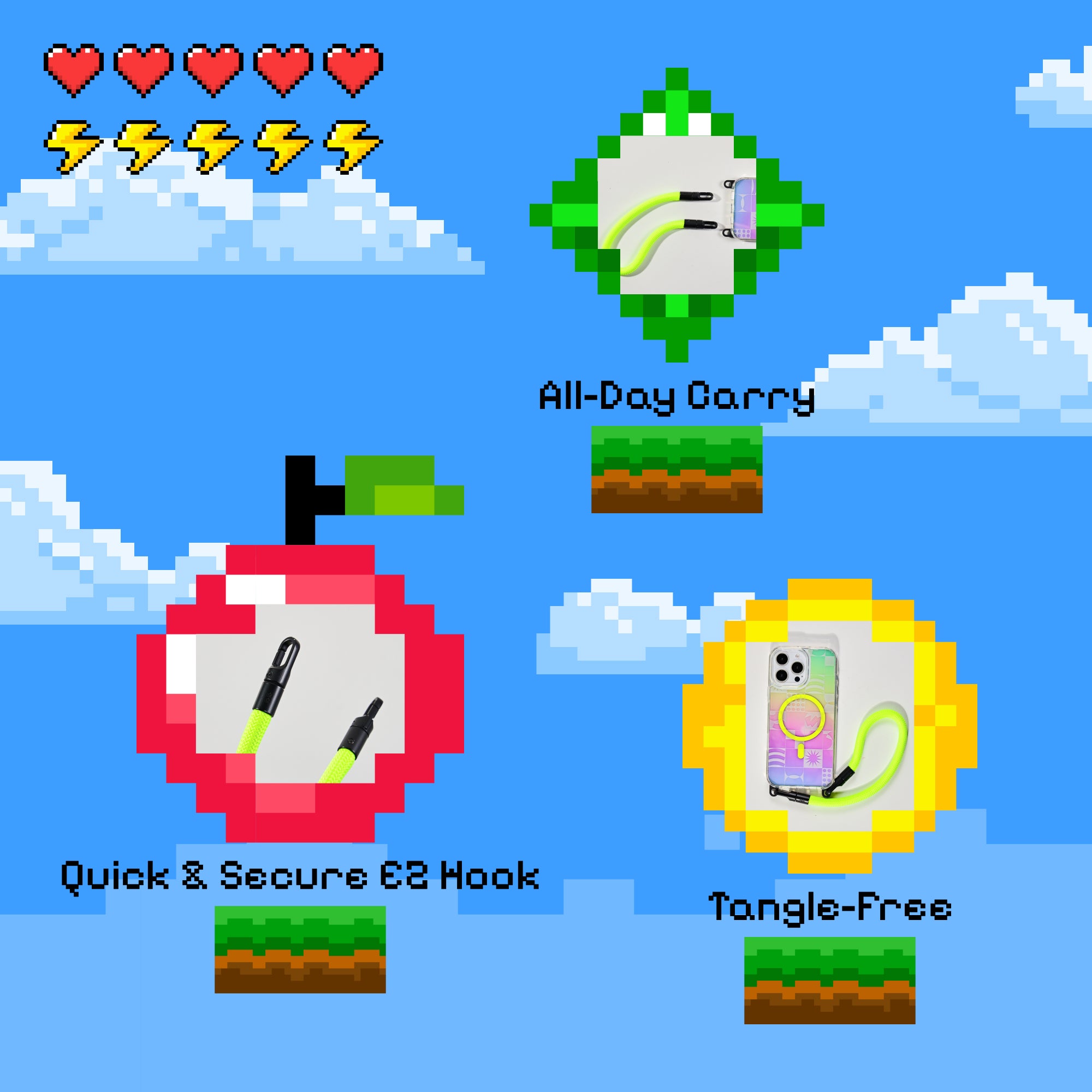 Freehand Wrist Lanyard - Secure Short Carry for Everyday Use