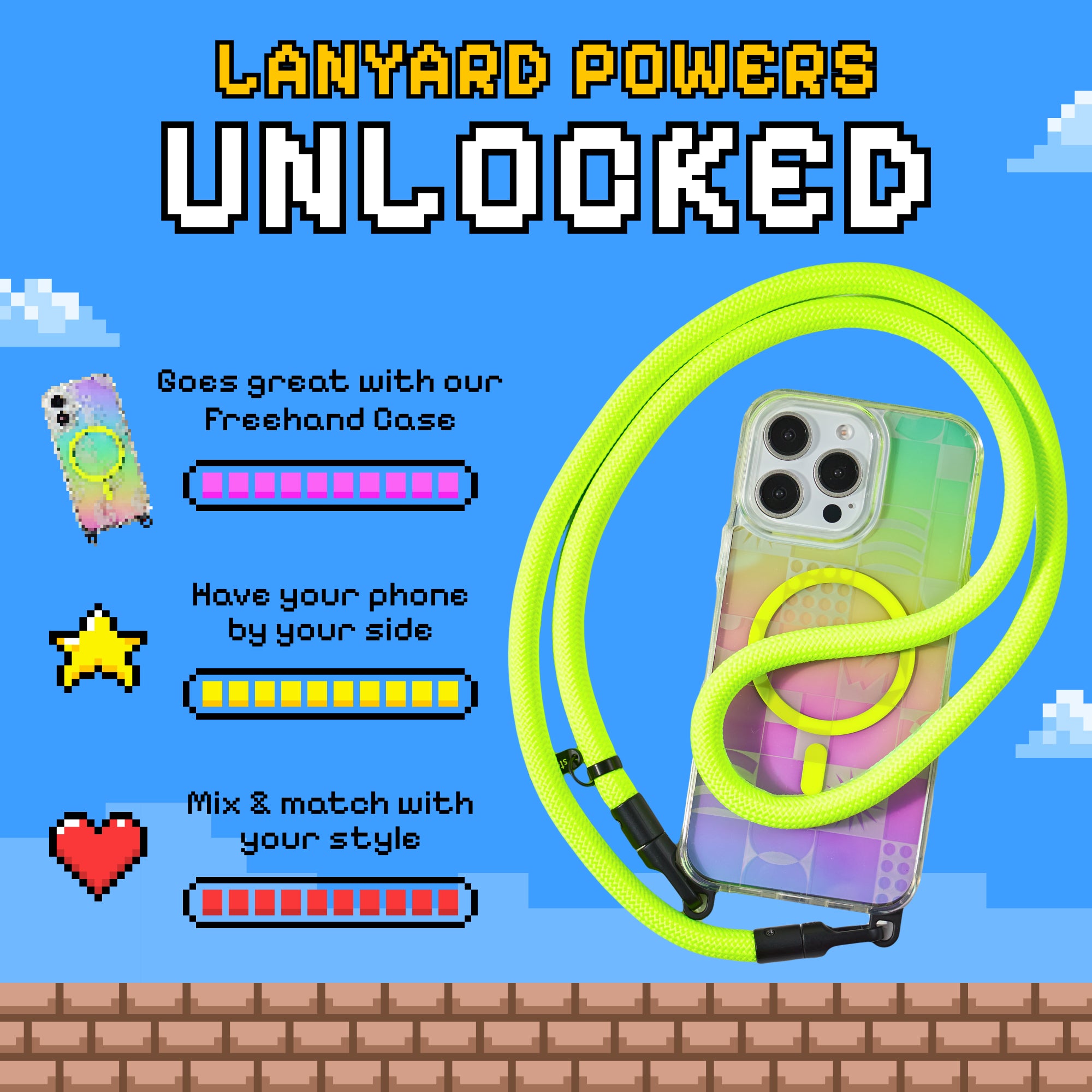 Freehand Cross-Body Lanyard - Go Hands-Free