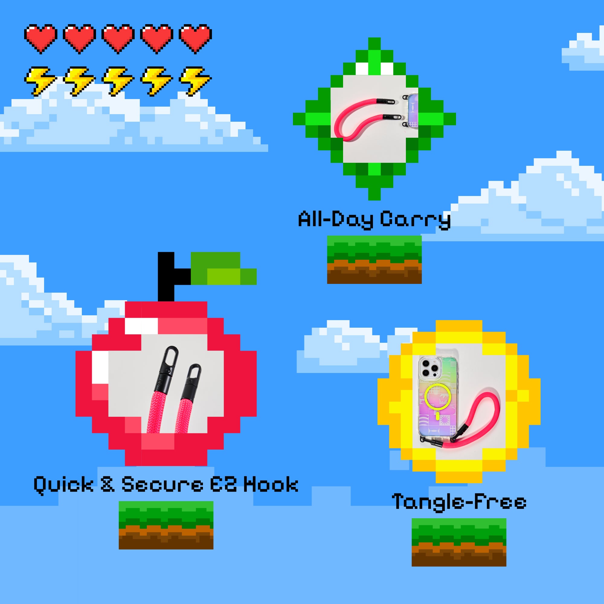 Freehand Wrist Lanyard - Secure Short Carry for Everyday Use