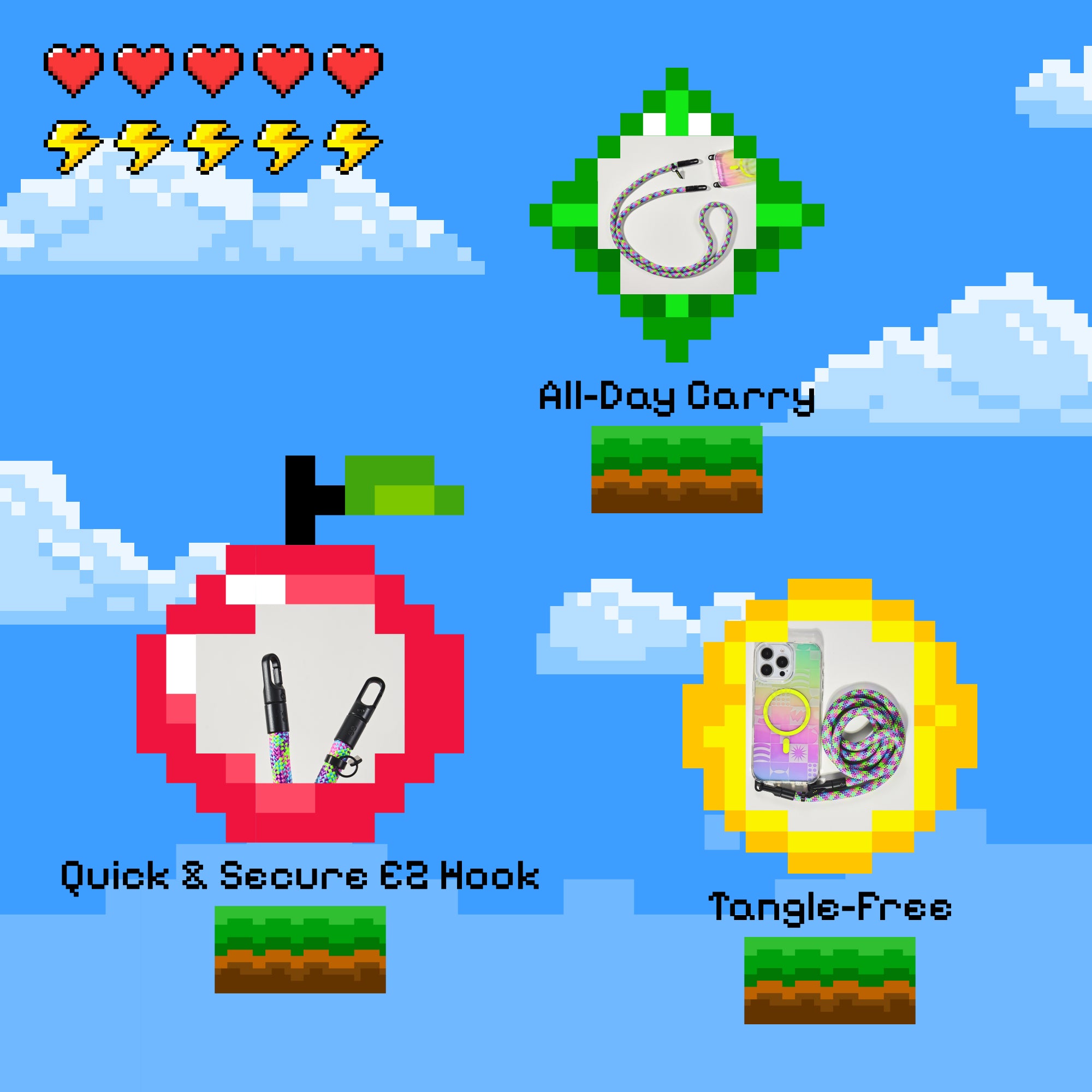 Freehand Cross-Body Lanyard - Go Hands-Free