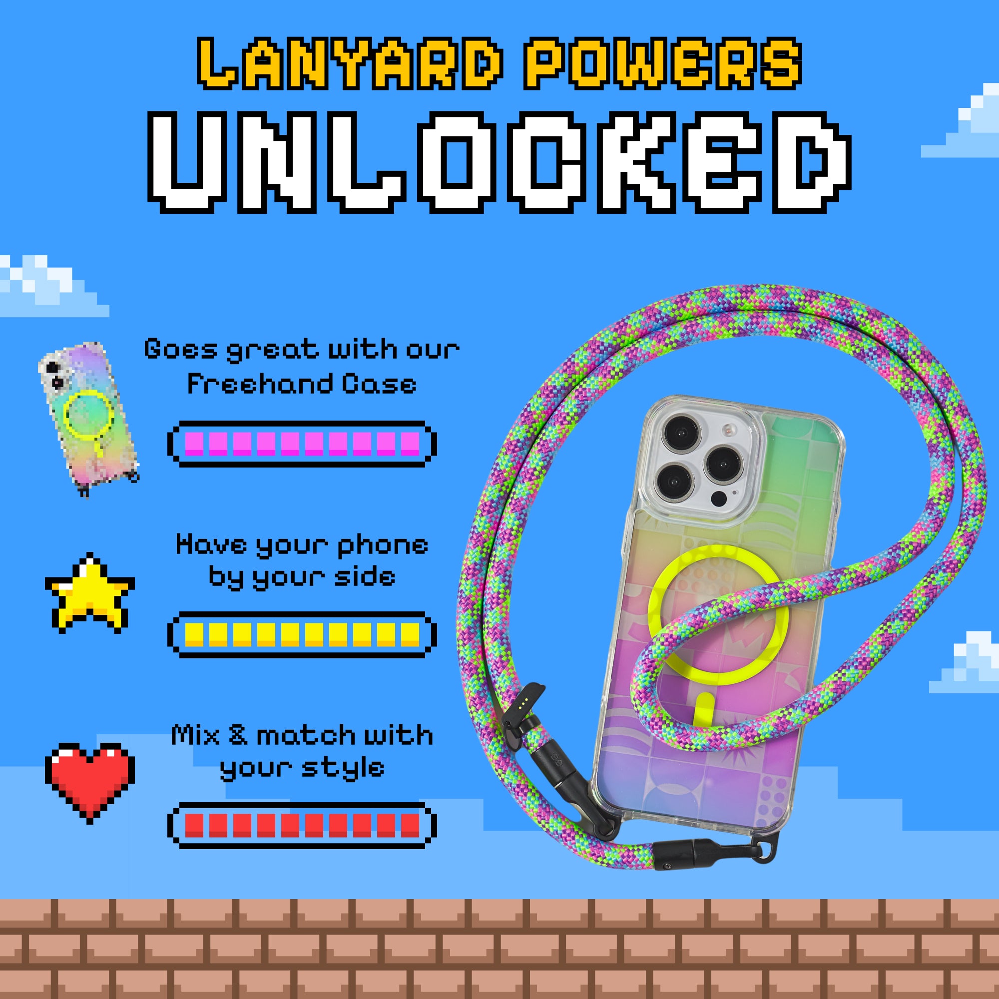 Freehand Cross-Body Lanyard - Go Hands-Free