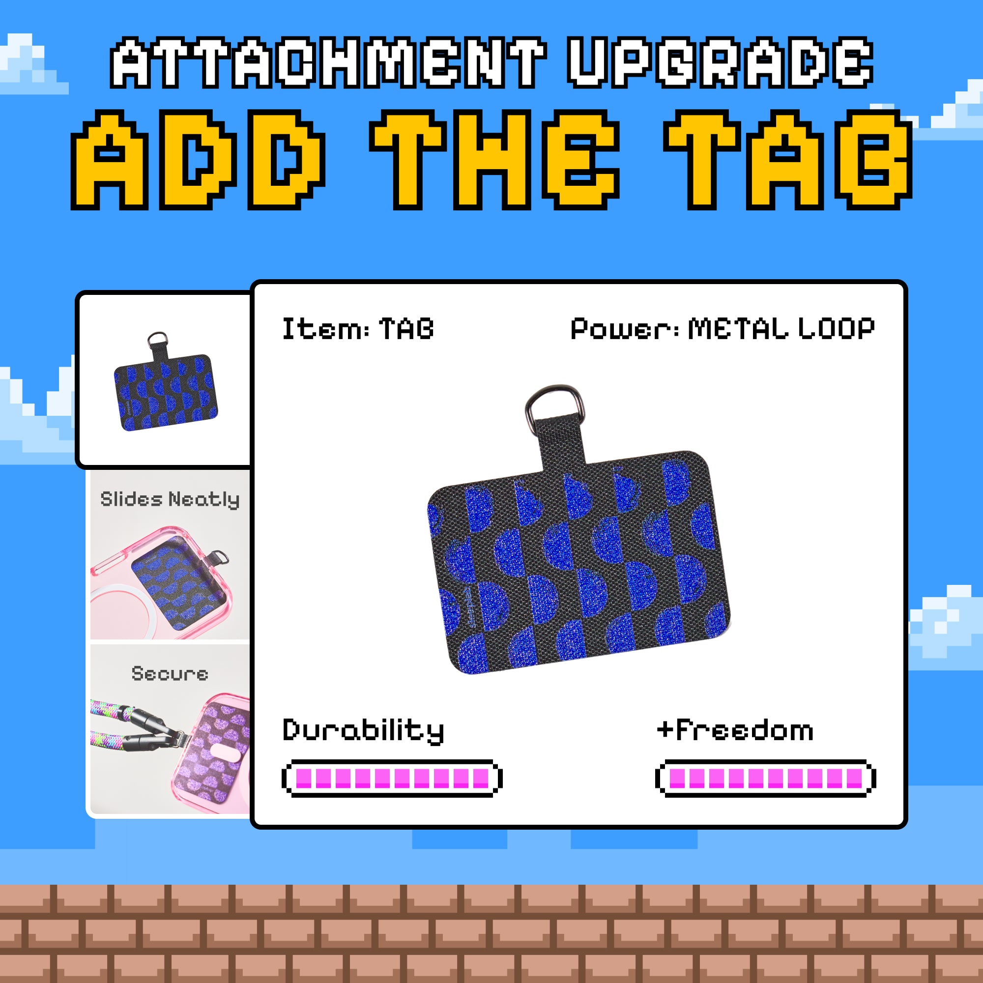 Freehand GoKit - Crossbody Lanyard + Phone Tab Bundle