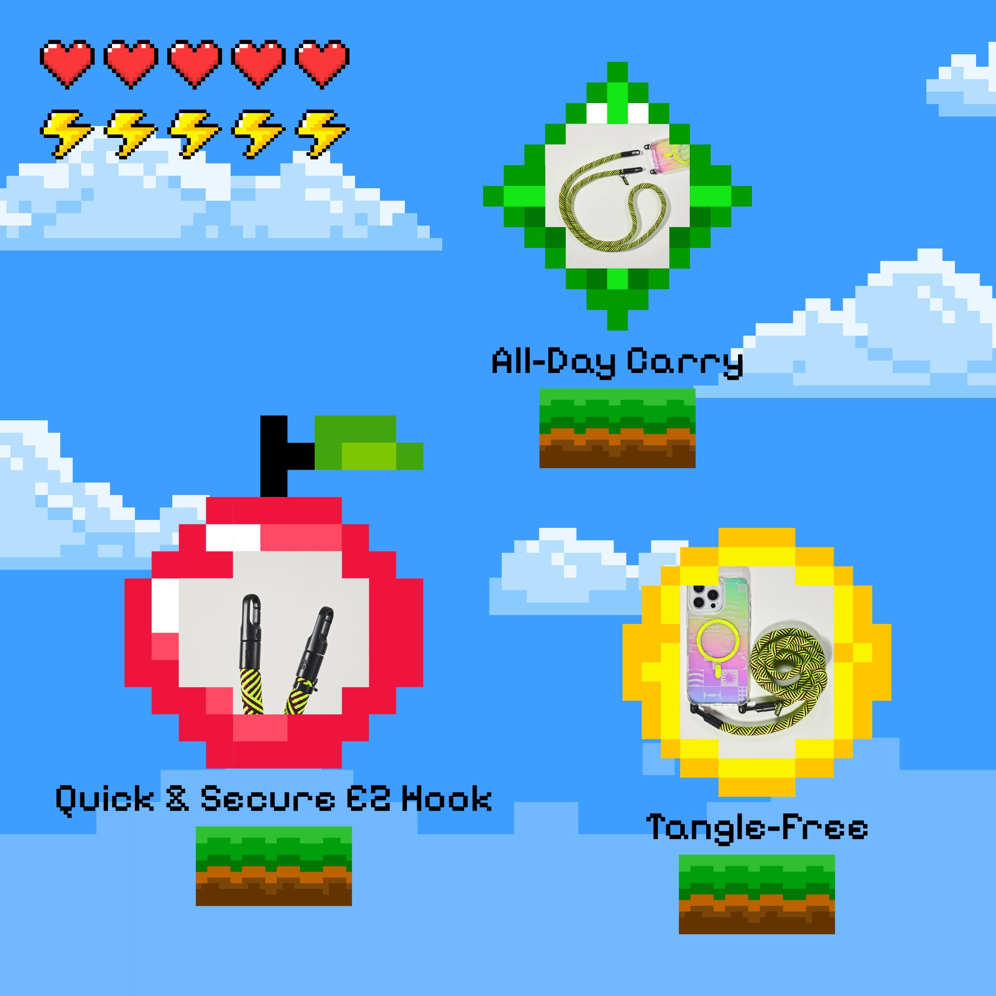 Freehand Cross-Body Lanyard - Go Hands-Free