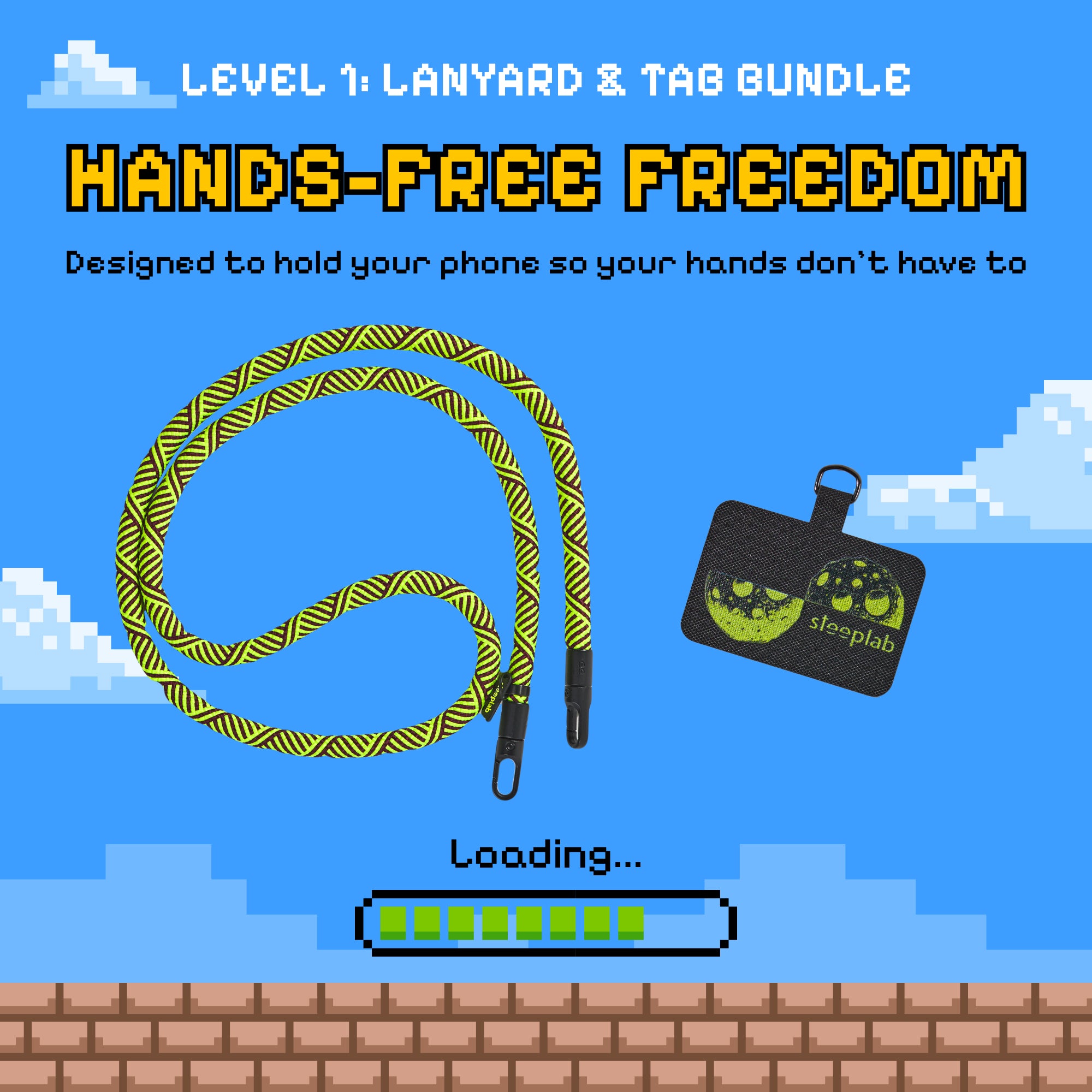 Freehand GoKit - Crossbody Lanyard + Phone Tab Bundle