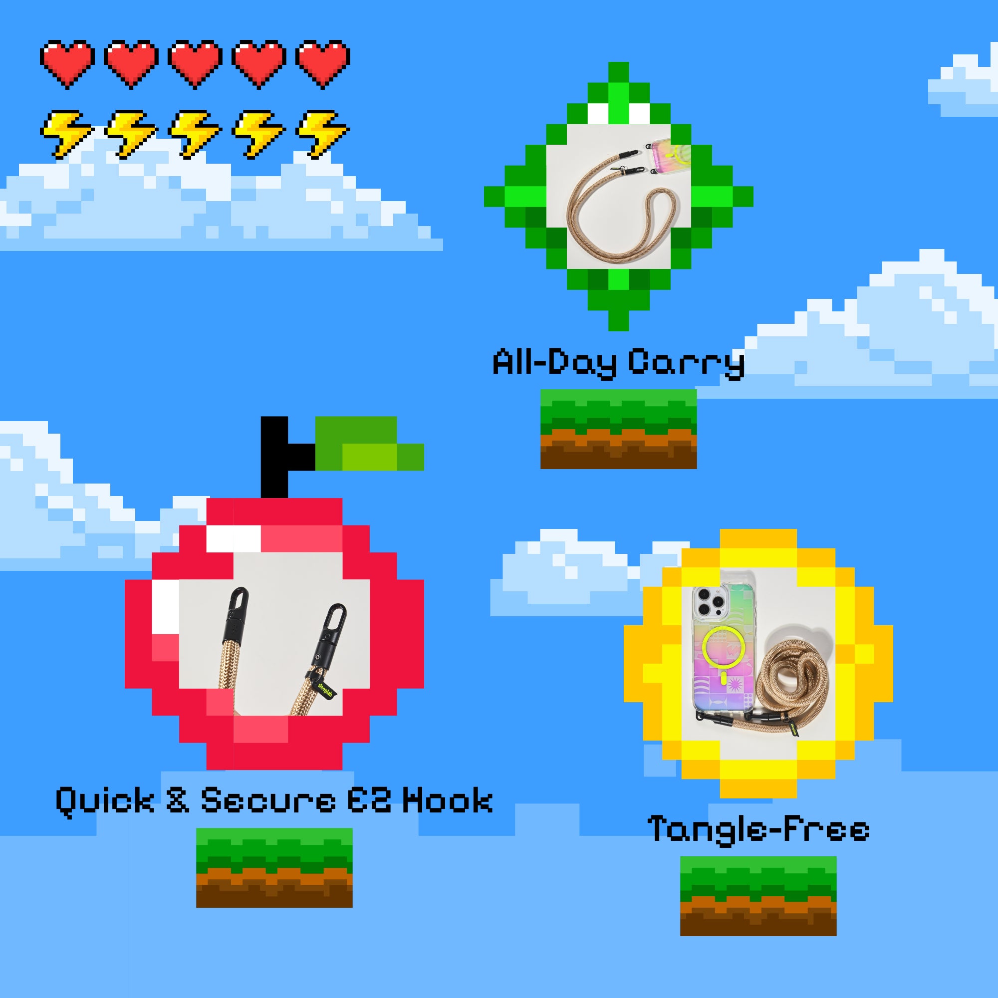 Freehand Cross-Body Lanyard - Go Hands-Free